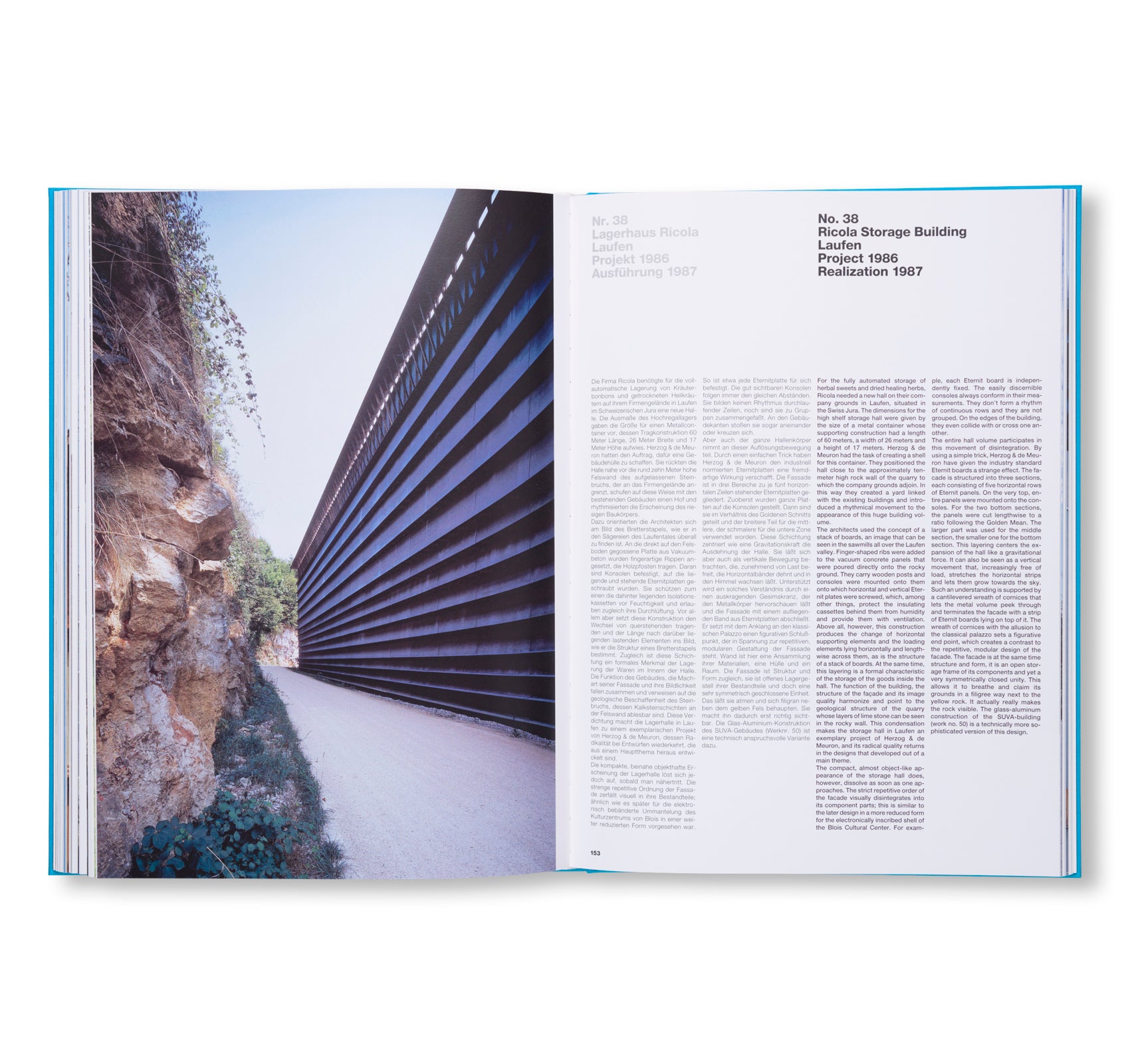 HERZOG & DE MEURON 1978-1988. THE COMPLETE WORKS. VOLUME 1 by Herzog & de Meuron [ENGLISH / GERMAN EDITION]