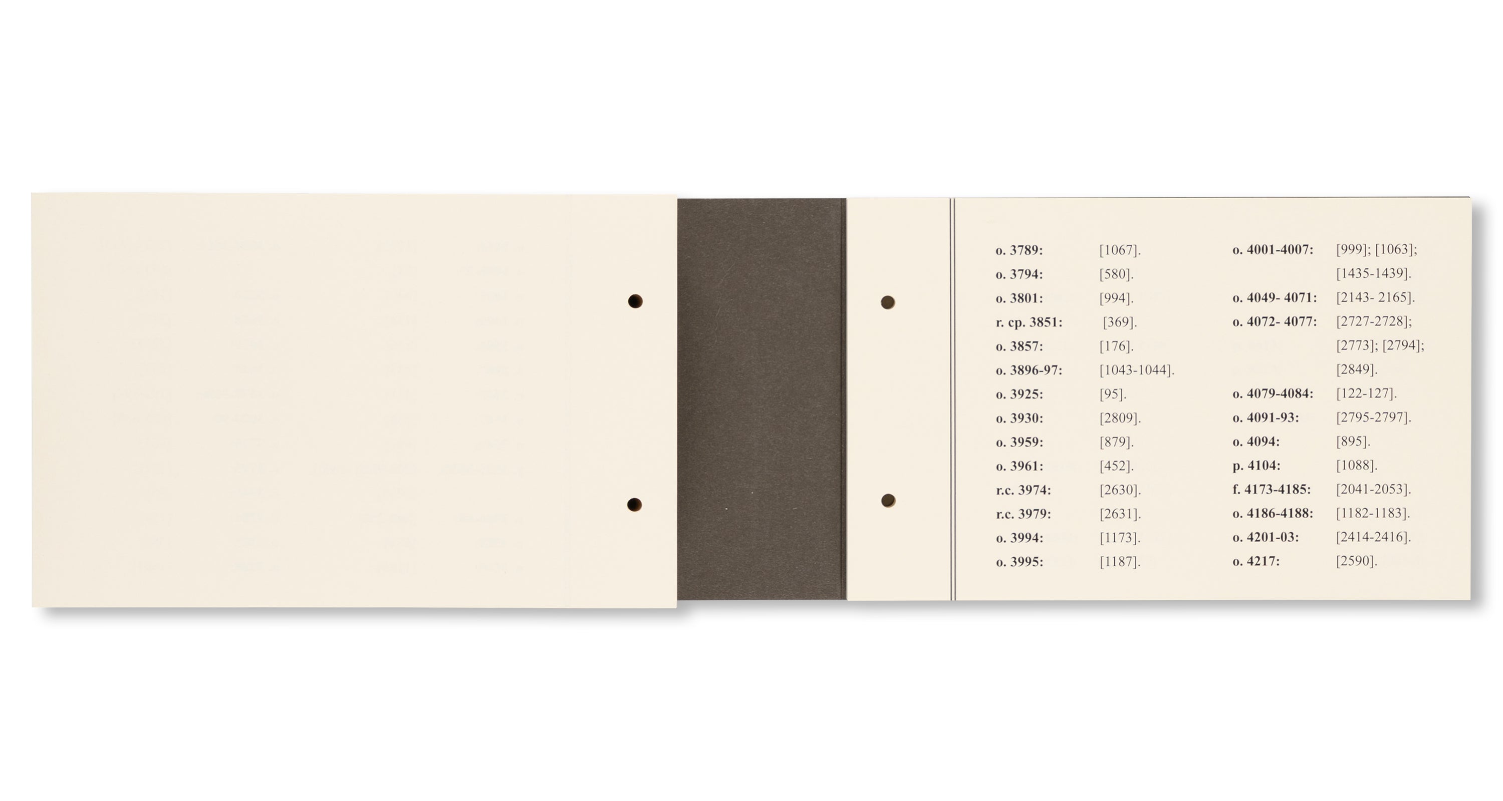 A CATALOGUE OF PUNCH SYMBOLS by Giuseppe Pagani