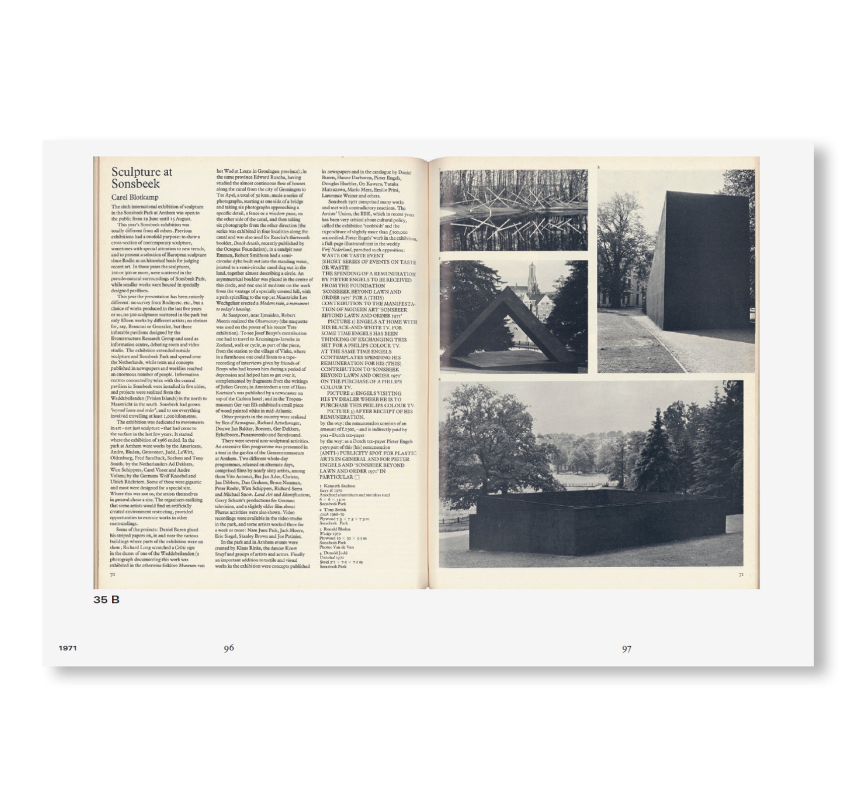 THE LOW COUNTRIES – 1966–1971 by Donald Judd