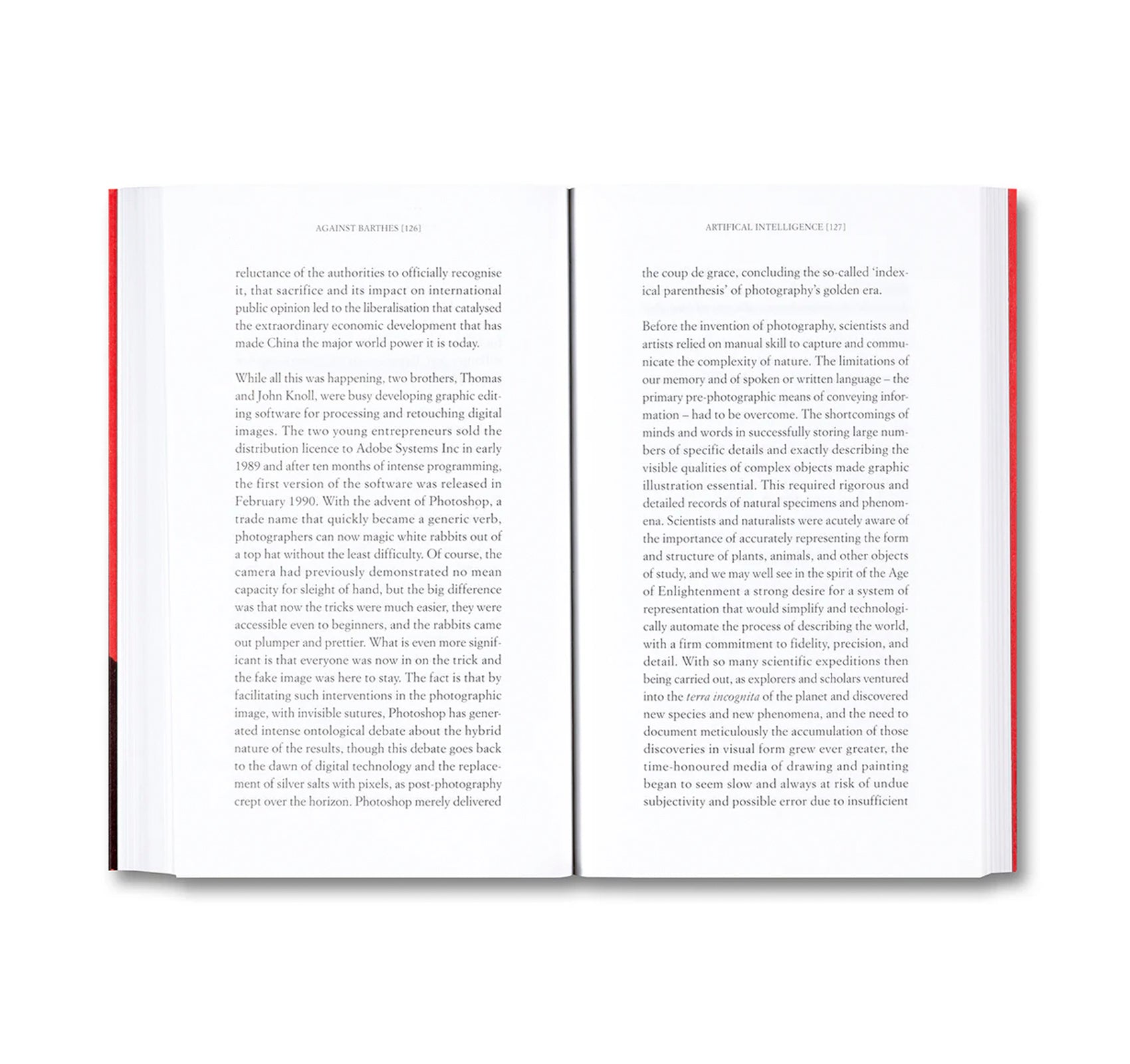 AGAINST BARTHES: THE EYE AND THE INDEX by Joan Fontcuberta