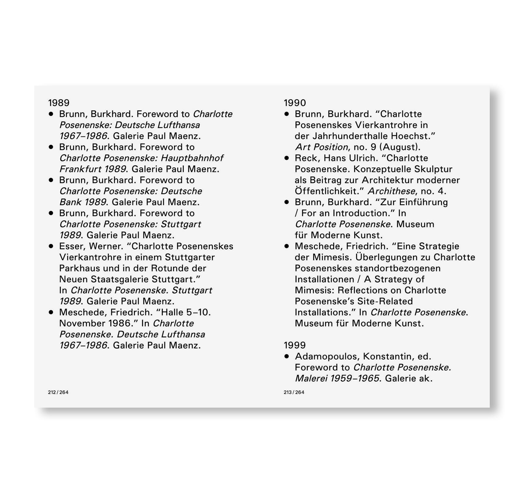 INSTALLATION VIEWS by Charlotte Posenenske