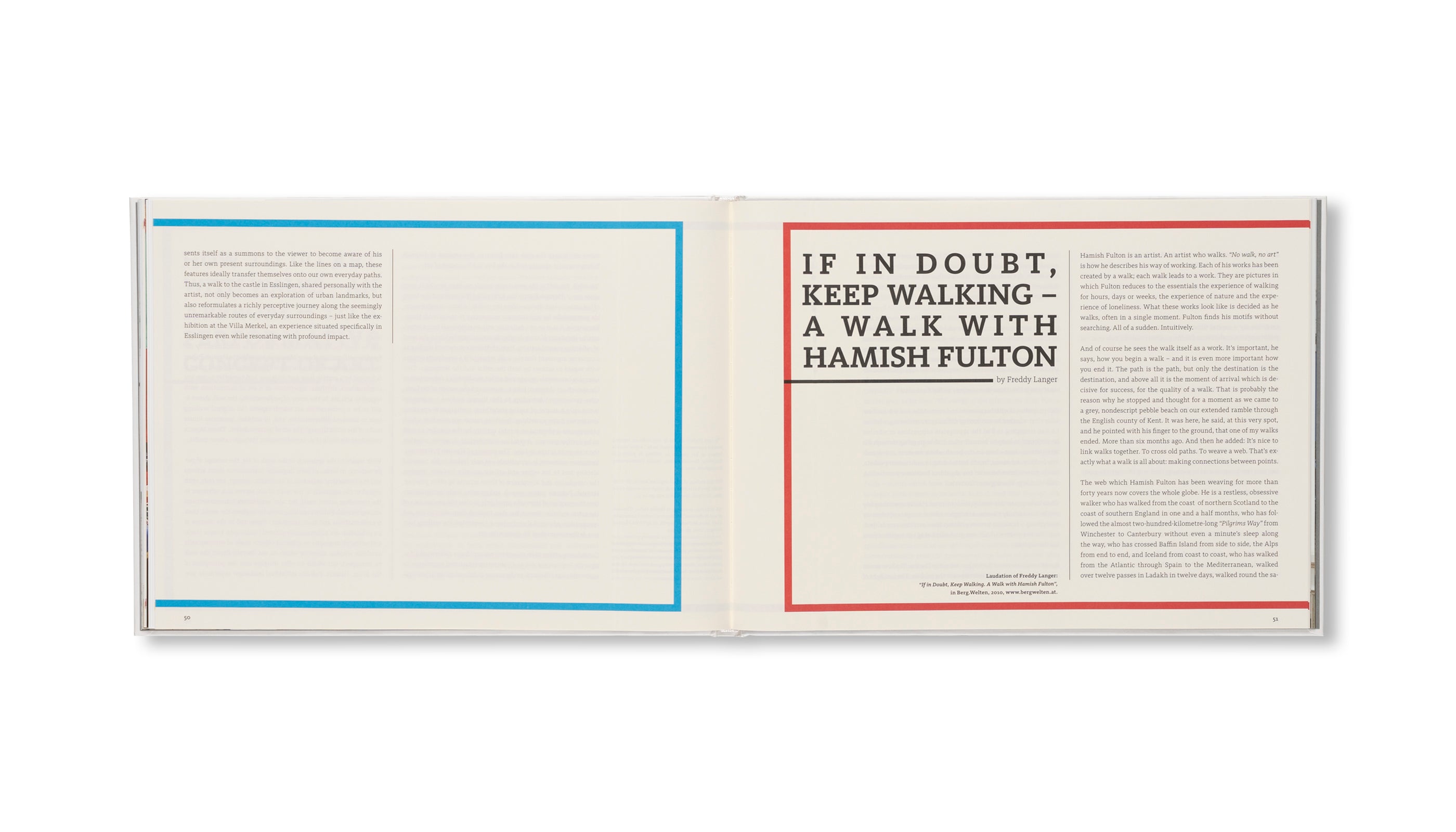 WALKING TRANSFORMATION by Hamish Fulton