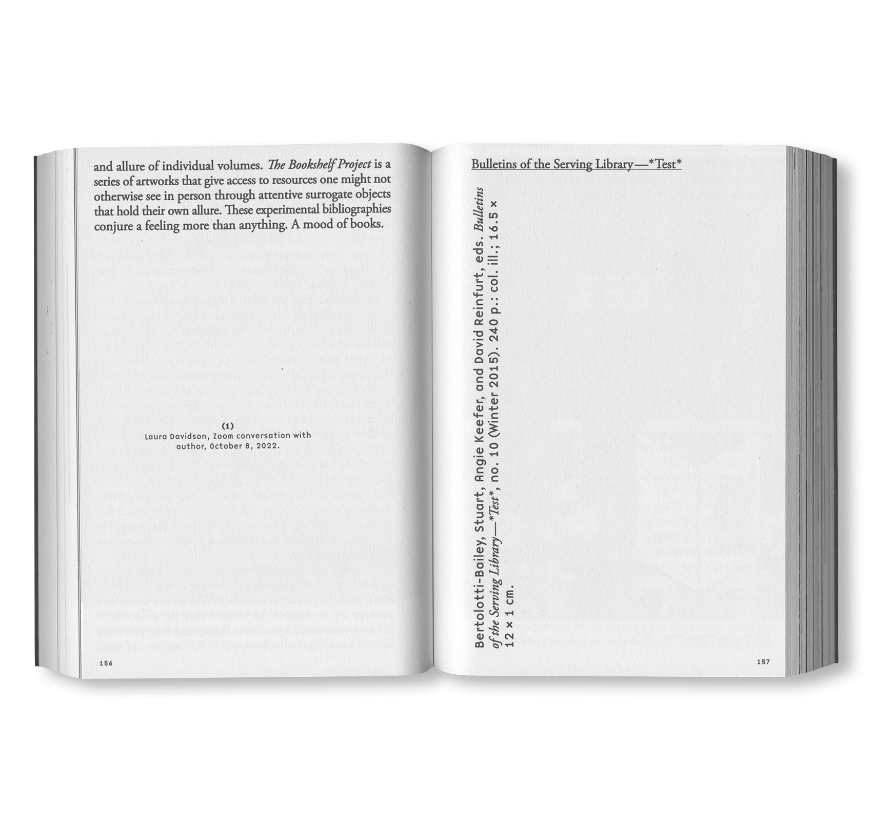 BIBLIOGRAPHIC PERFORMANCES & SURROGATE READINGS by Janelle Rebel