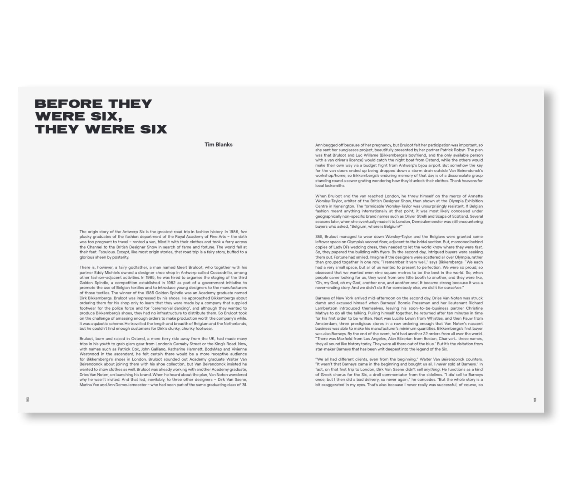 THE ANTWERP SIX [ENGLISH EDITION]