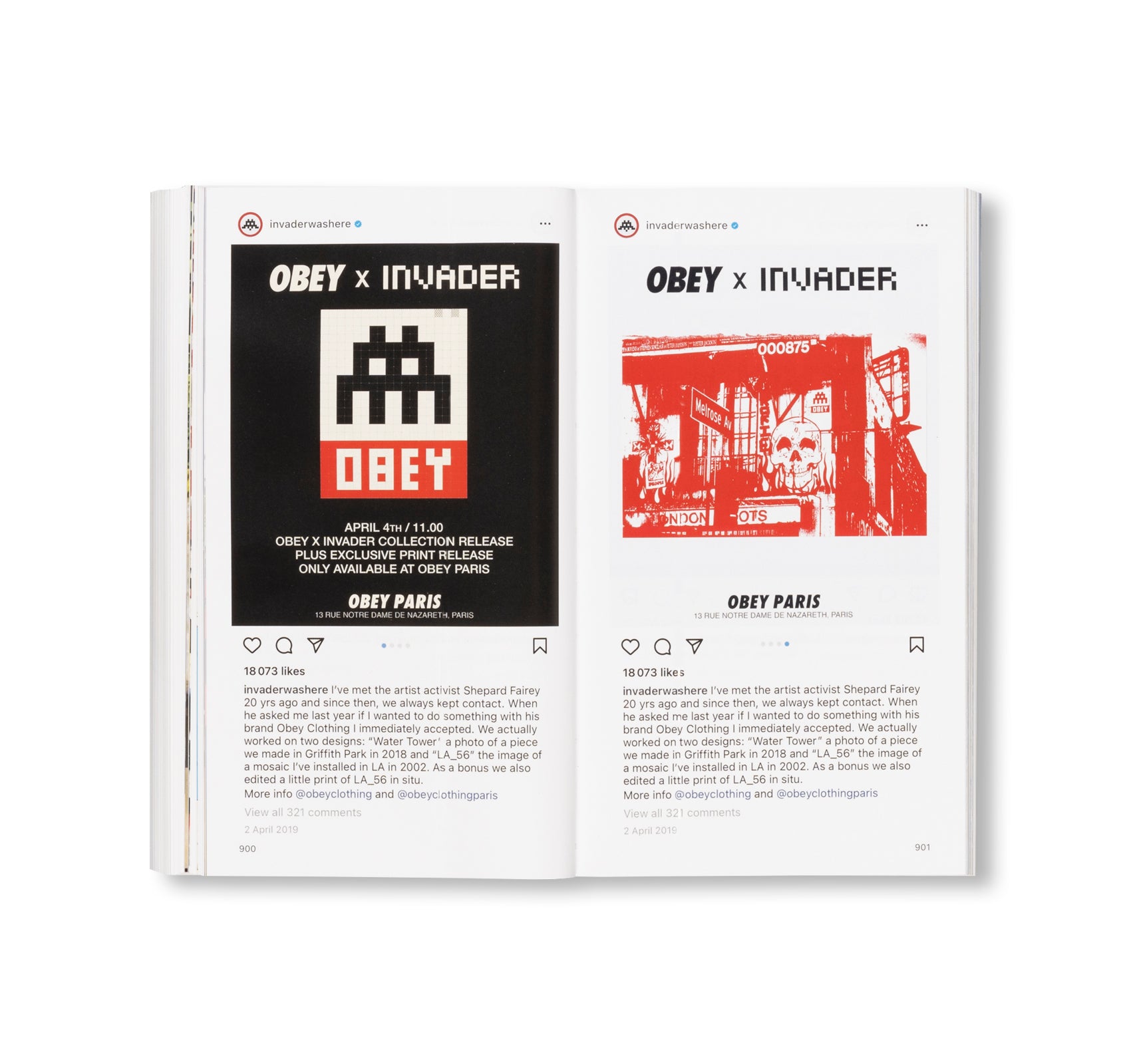 @INVADERWASHERE: TEN YEARS ON INSTAGRAM by Invader