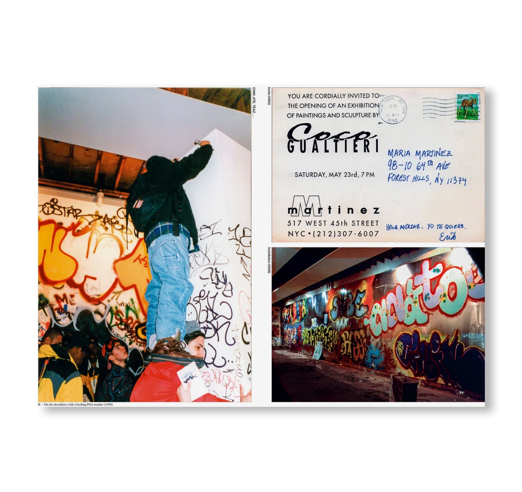 YOU WEREN'T THERE: 1990S NYC GRAFFITI. AESTHETICS, PLASTICITY, & FORM.