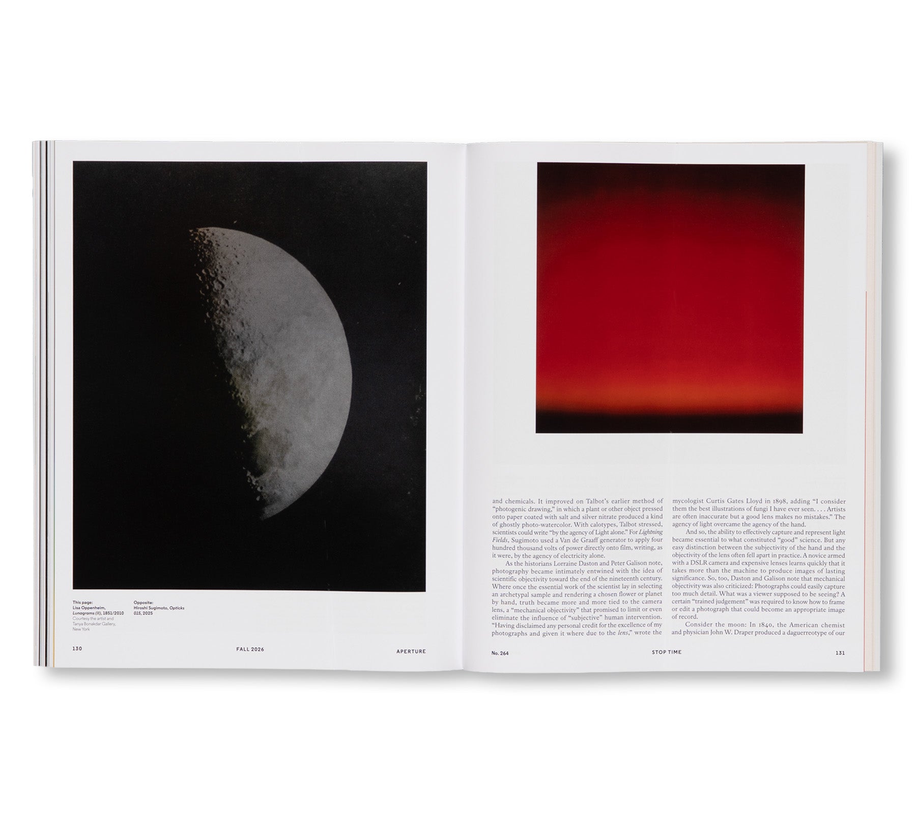 APERTURE 264 - FALL 2026: STOP TIME, GUEST EDITED BY HIROSHI SUGIMOTO