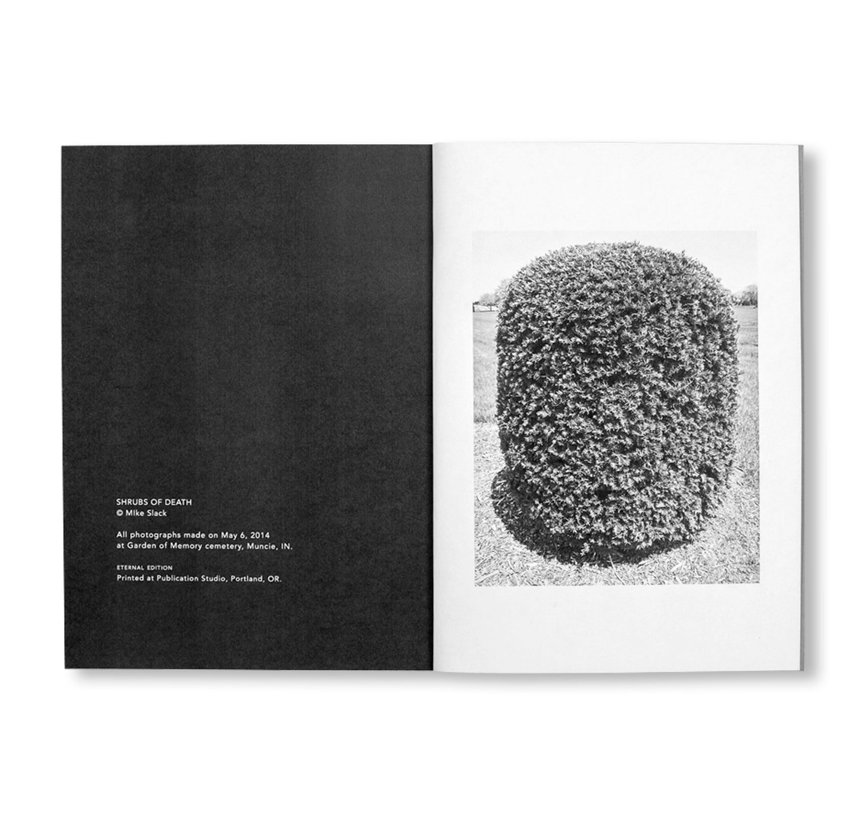 SHRUBS OF DEATH by Mike Slack [ENGLISH COVER / SIGNED]