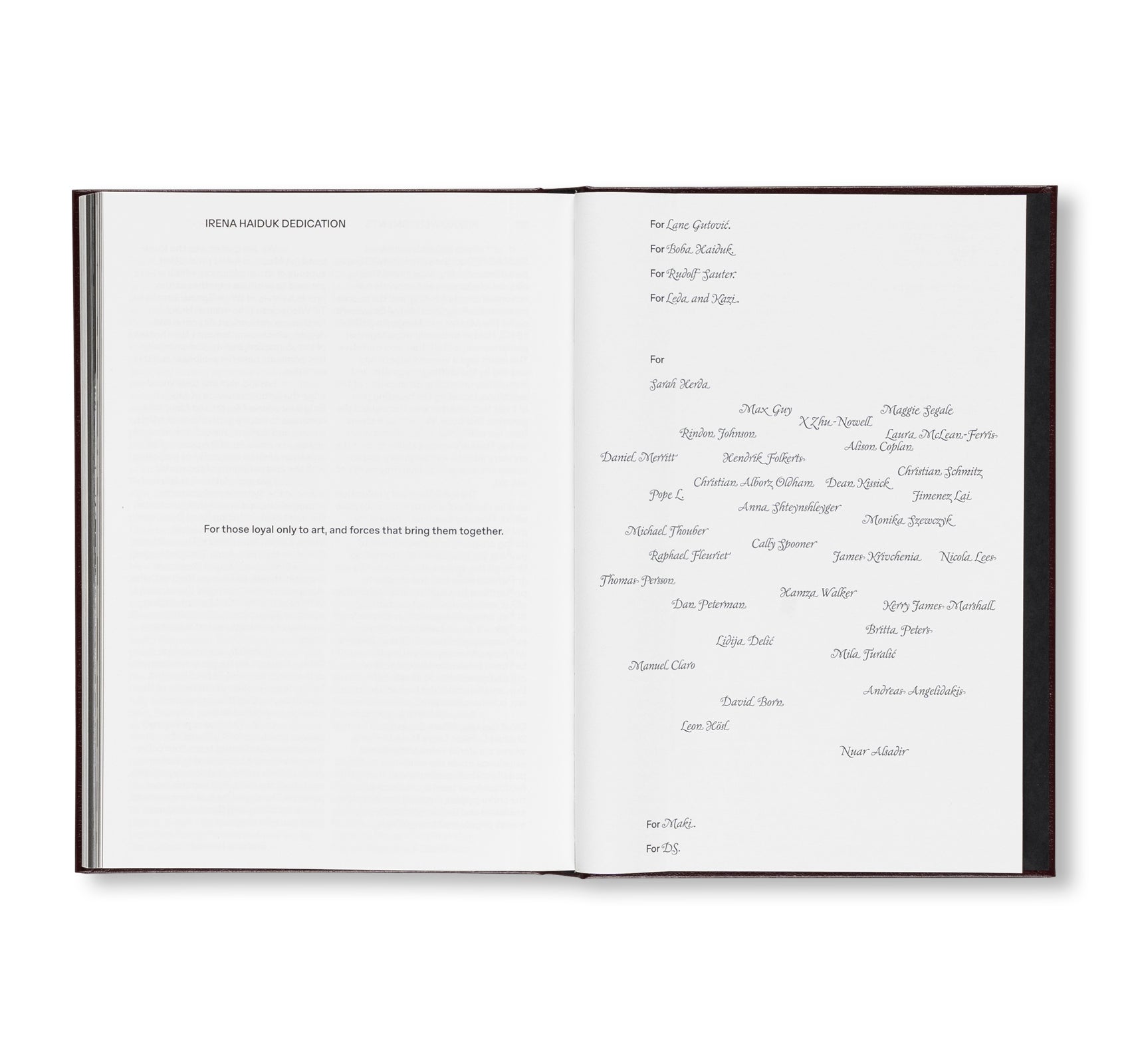 NULA by Irena Haiduk, Blakey Bessire