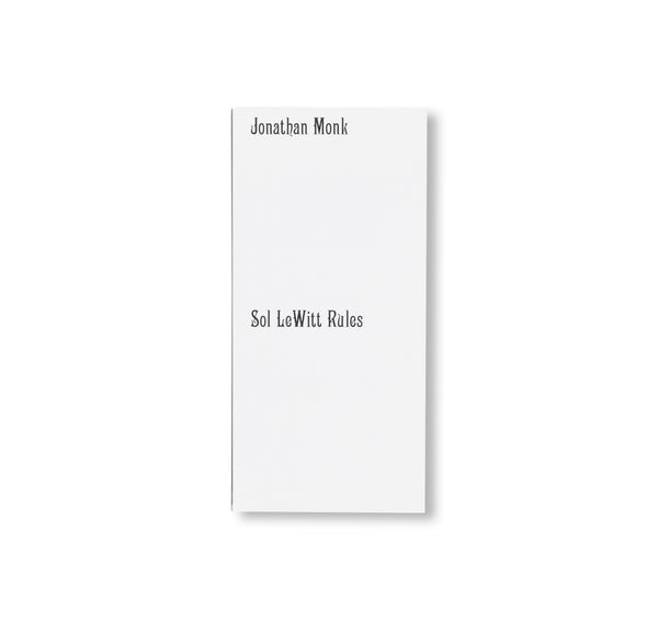 SOL LEWITT RULES by Jonathan Monk – twelvebooks