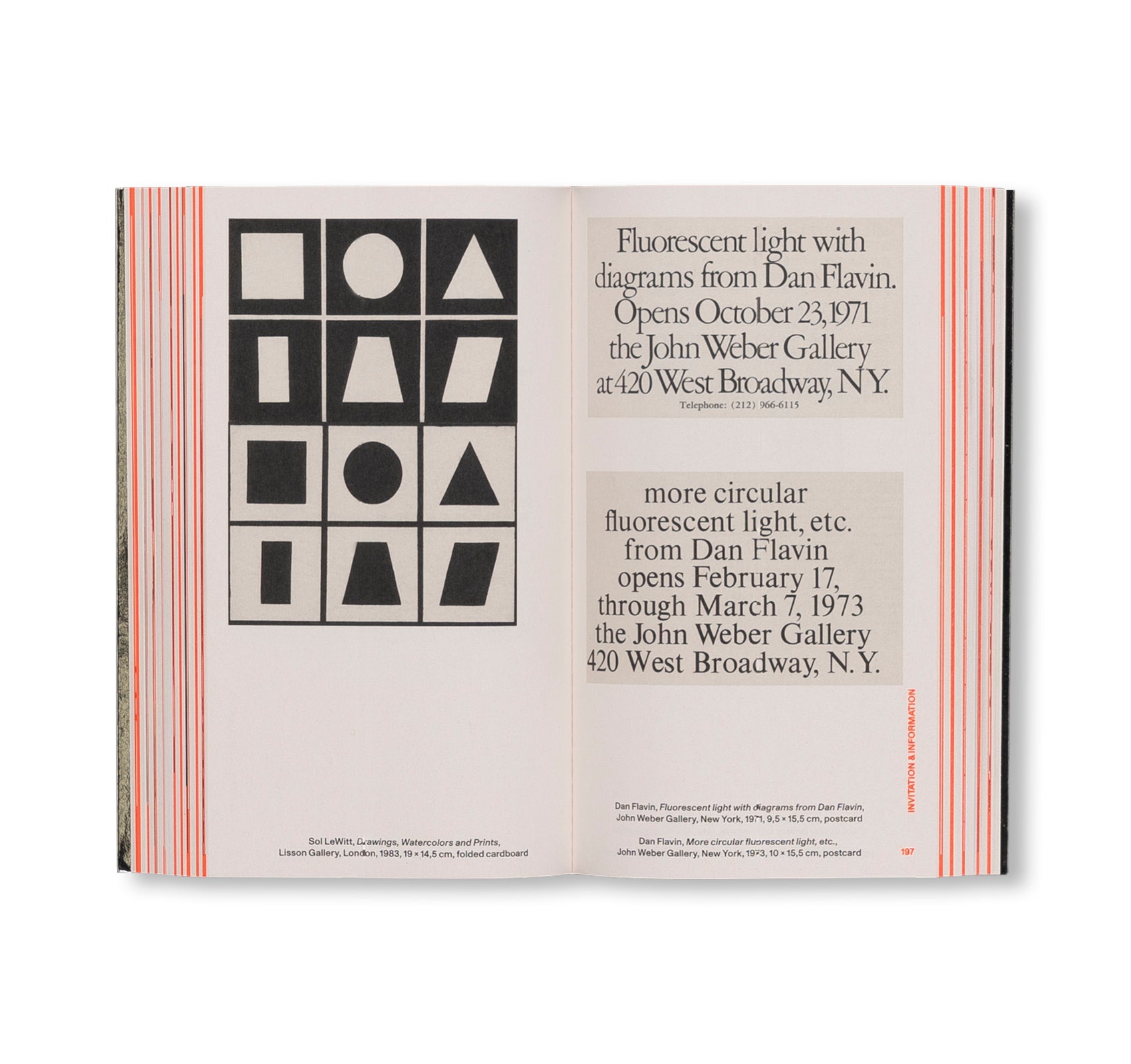 A WORK WILL BE SHOWN. ARTIST’S INVITATIONS AND ANNOUNCEMENTS 1960-2020 by Maurizio Nannucci