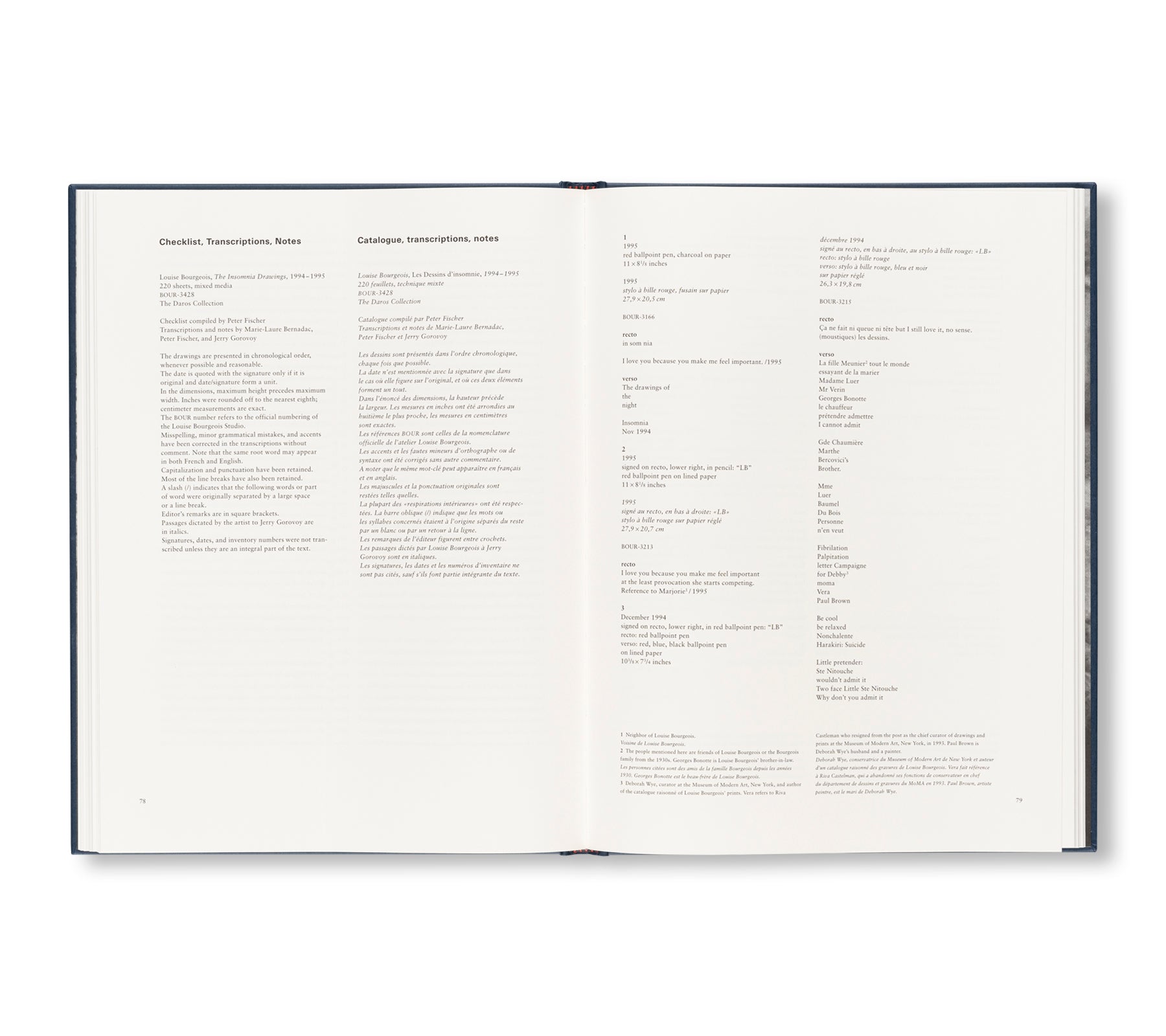 THE INSOMNIA DRAWINGS by Louise Bourgeois