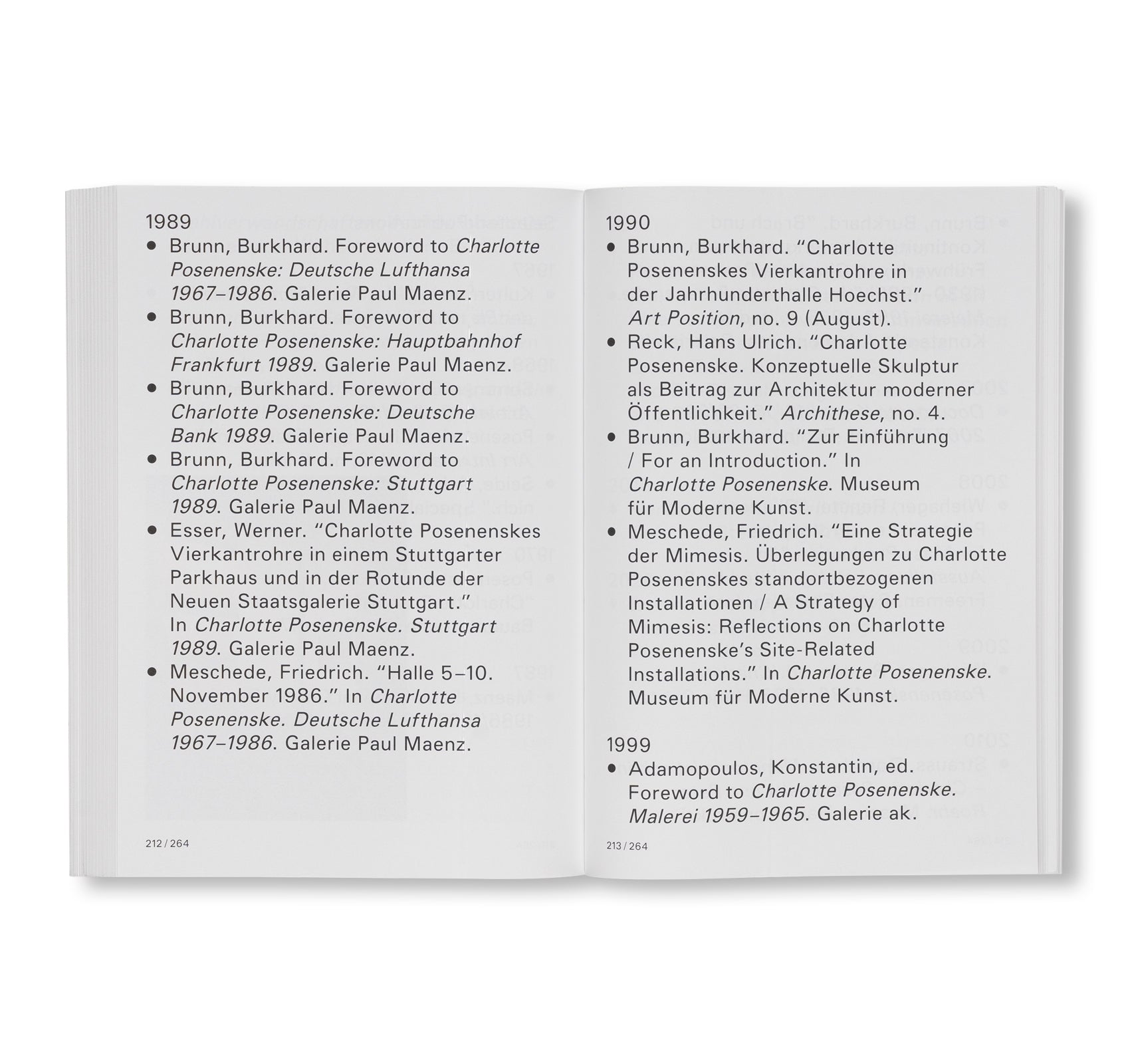 INSTALLATION VIEWS by Charlotte Posenenske