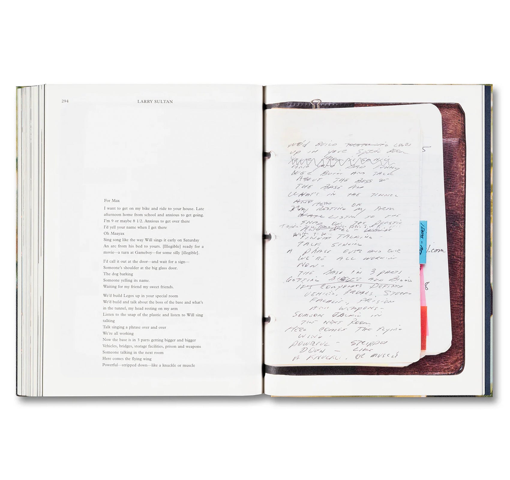 WATER OVER THUNDER: SELECTED WRITINGS by Larry Sultan