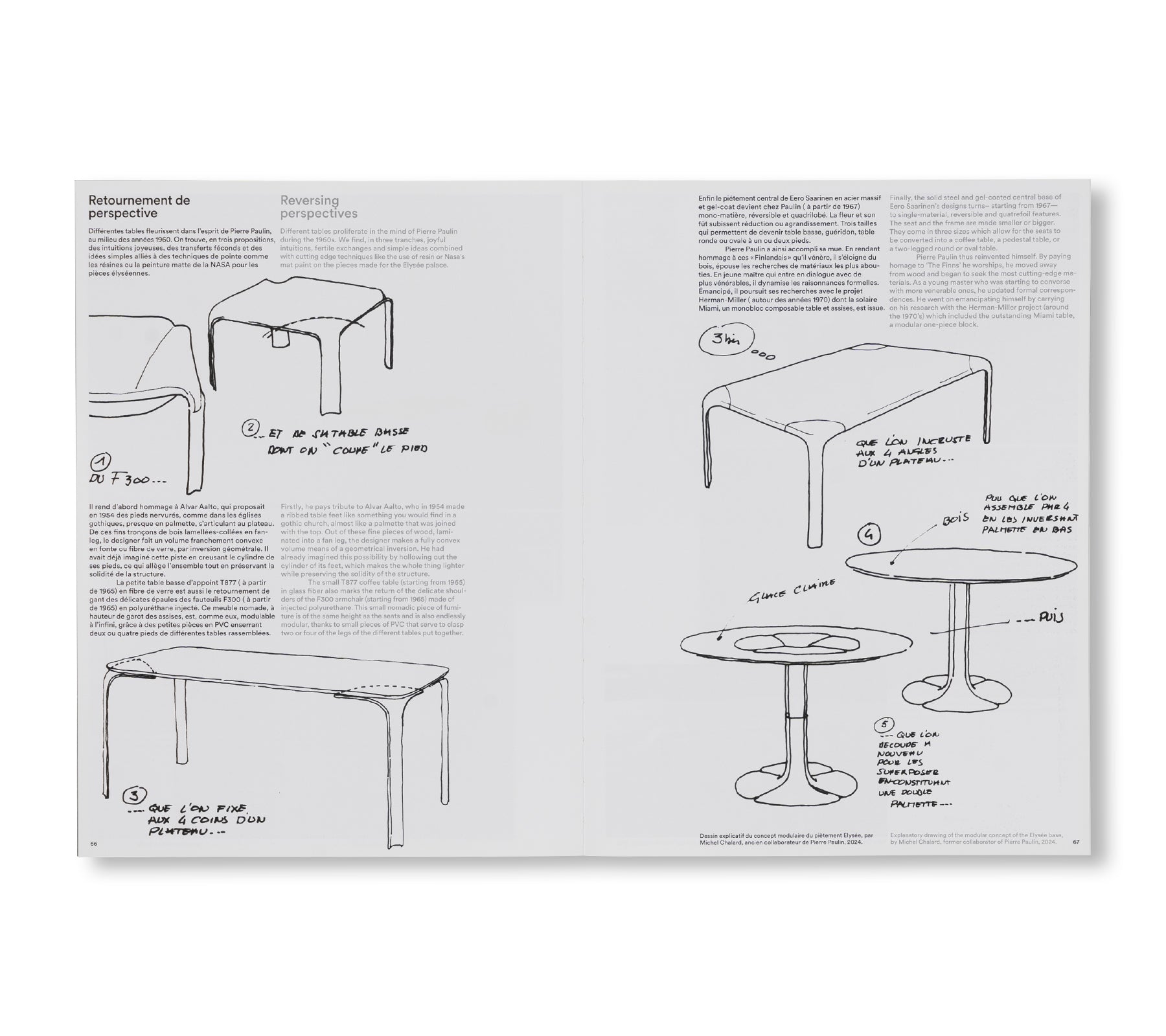 LES TABLES DE MAÏA ET PIERRE PAULIN by Pierre Paulin, Maïa Paulin