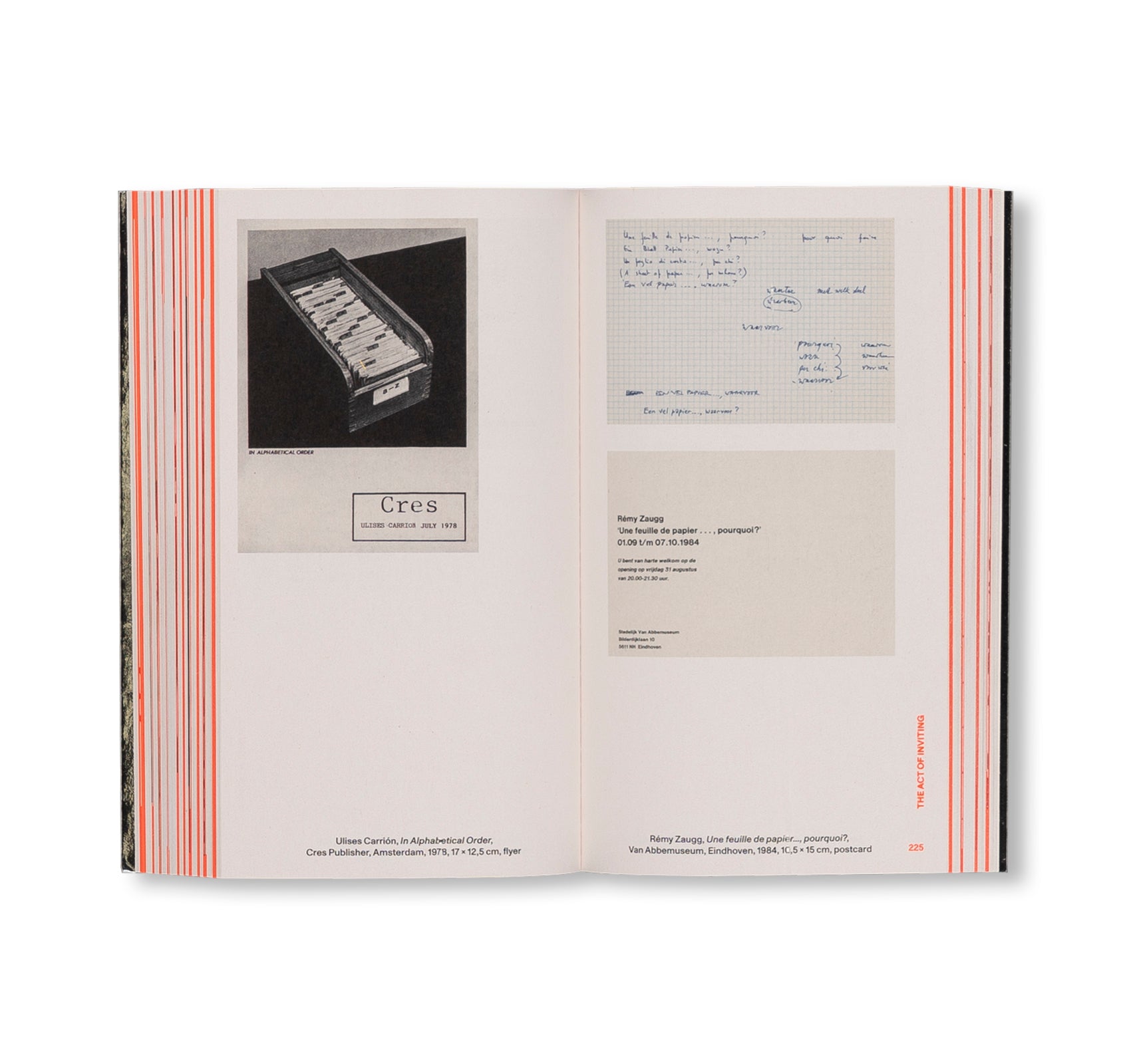 A WORK WILL BE SHOWN. ARTIST’S INVITATIONS AND ANNOUNCEMENTS 1960-2020 by Maurizio Nannucci