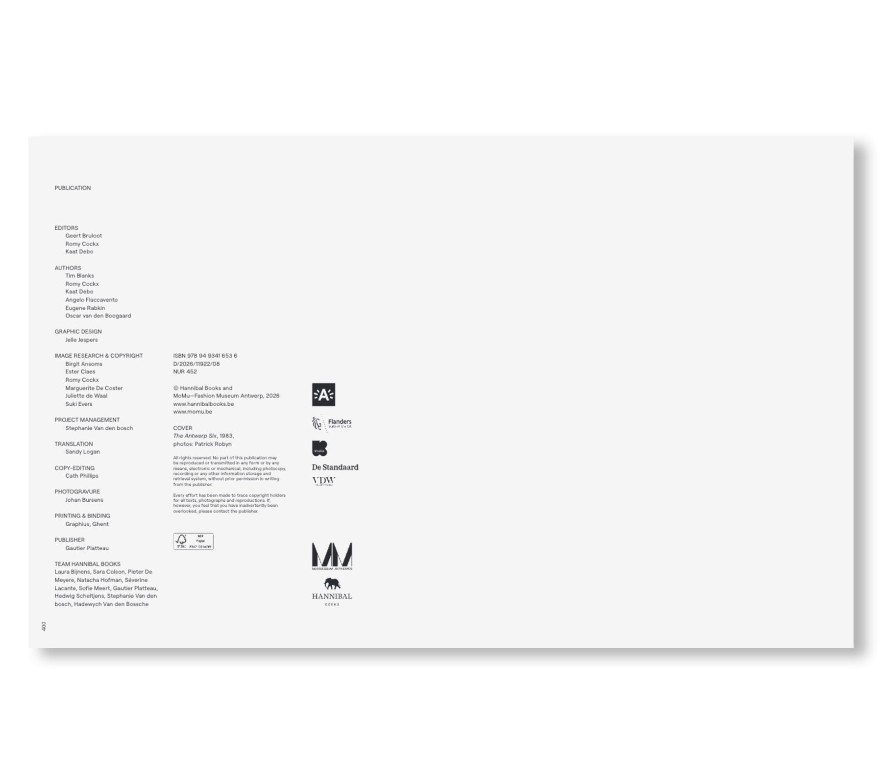 THE ANTWERP SIX [ENGLISH EDITION]