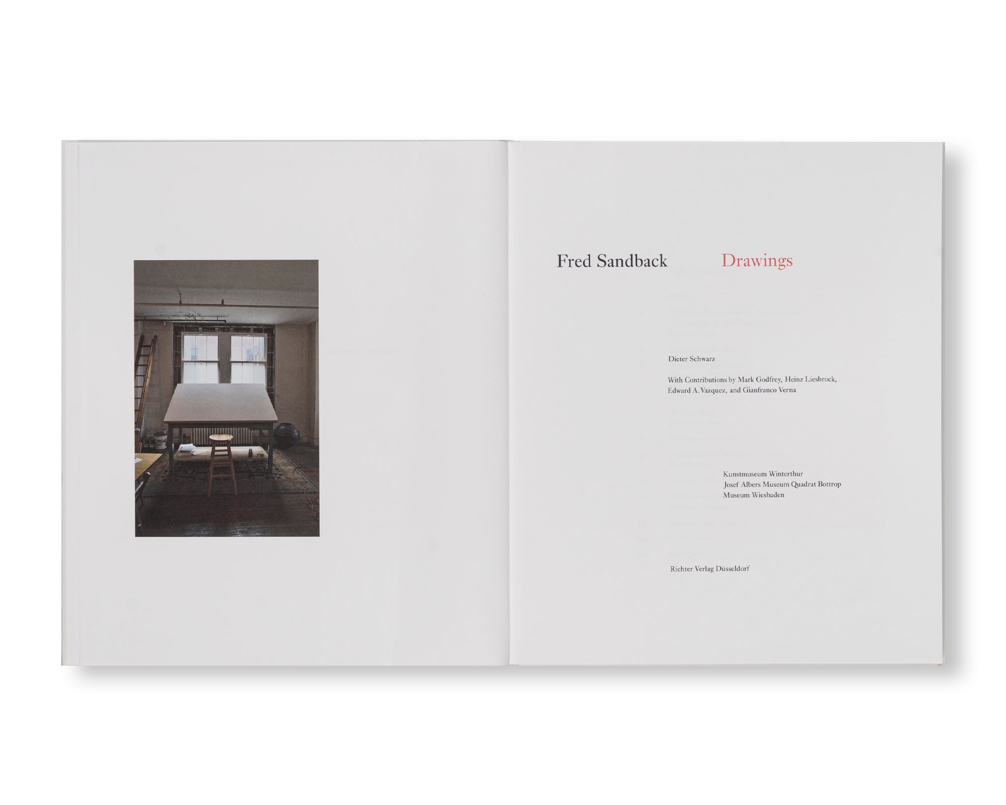 FRED SANDBACK: DRAWINGS by Fred Sandback