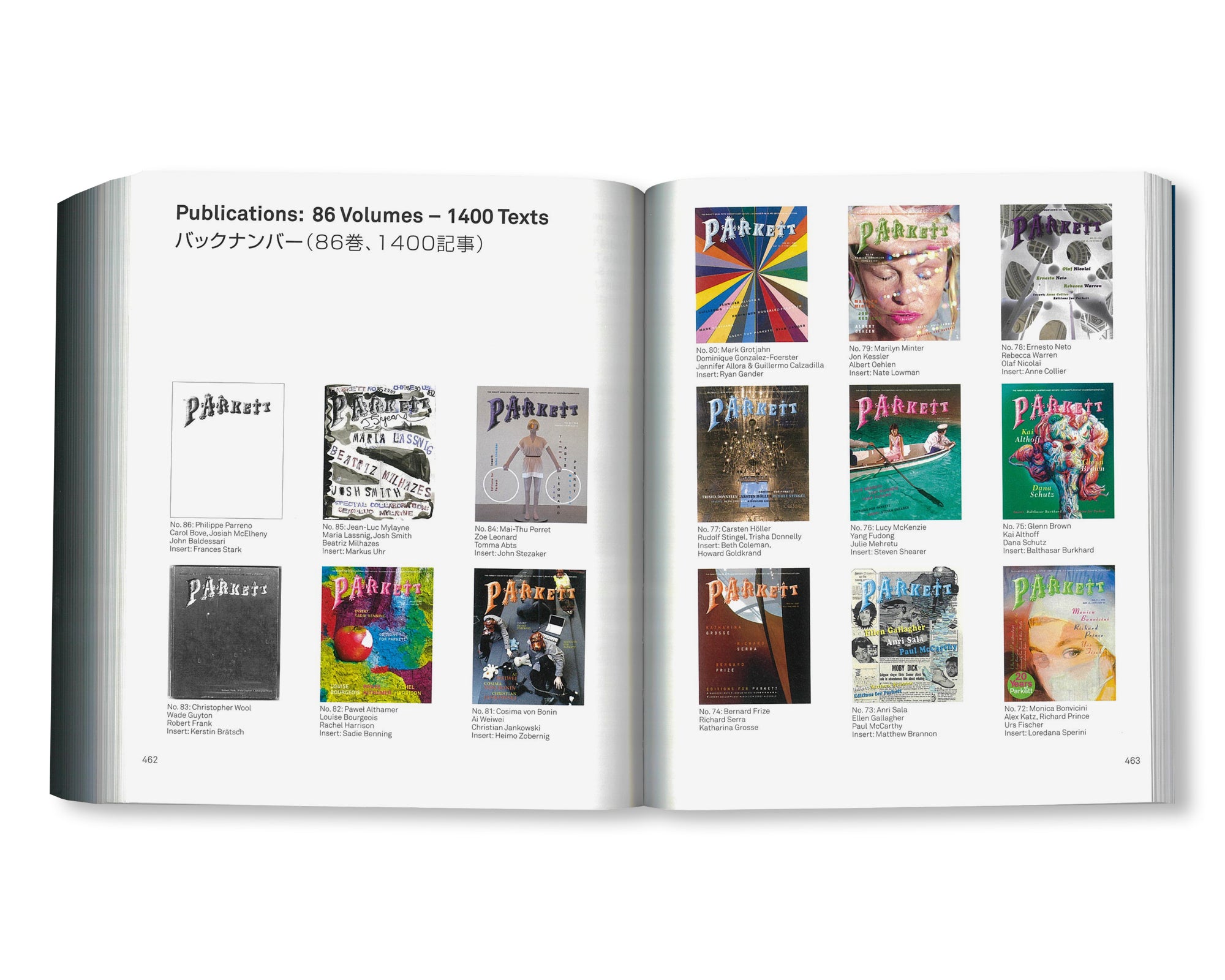 ARTISTS' EDITIONS FOR PARKETT: 200 ART WORKS 25 YEARS