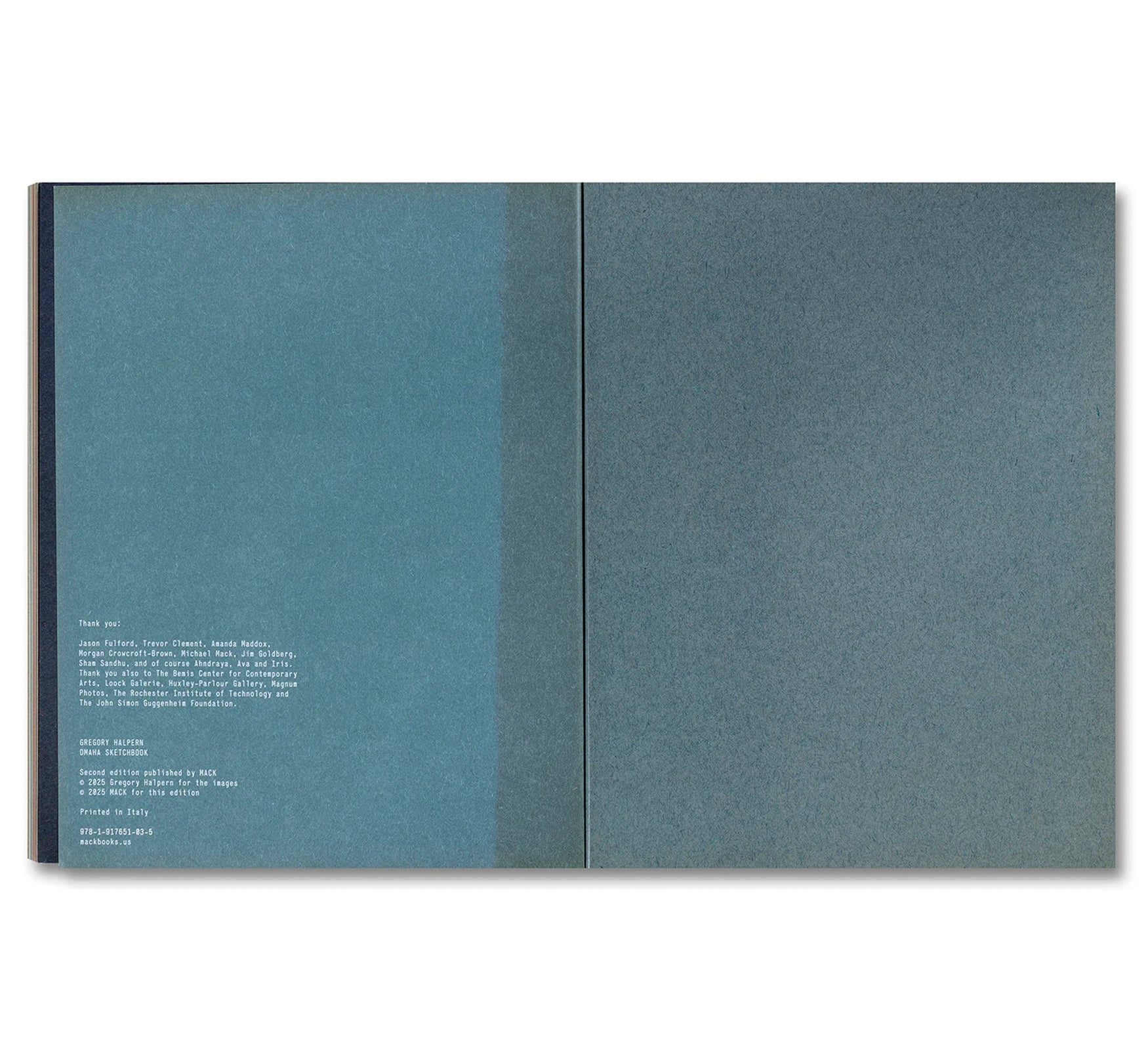 OMAHA SKETCHBOOK by Gregory Halpern [SECOND EDITION]