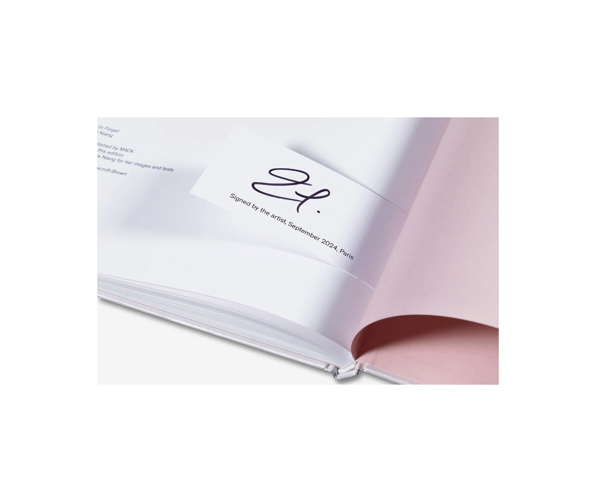 REMEMBER TO FORGET by Mame-Diarra Niang [SIGNED]