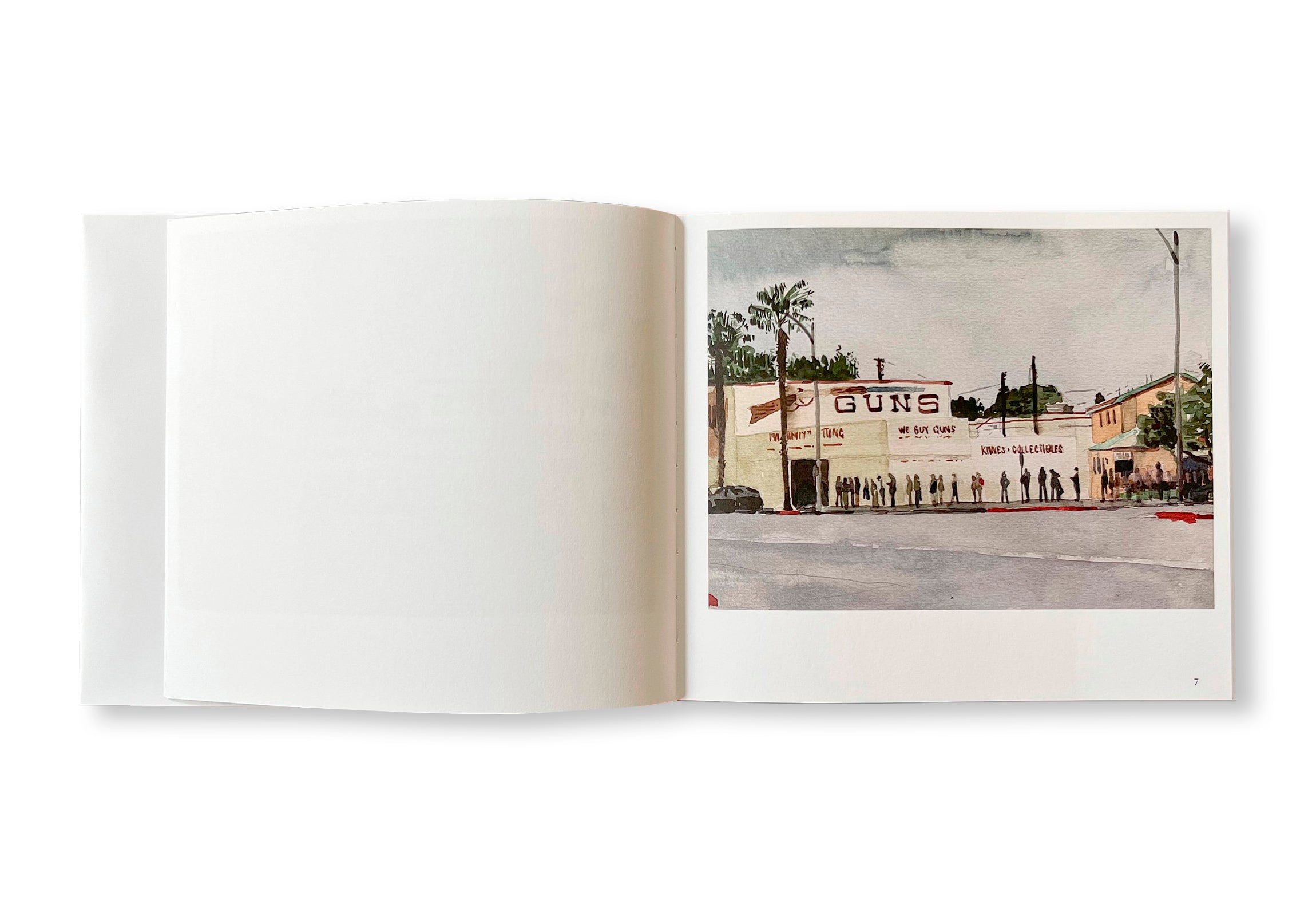 AGAINST GOD, AGAINST GUNS, AGAINST ENERGY. GUN STORE PAINTINGS by David Risley