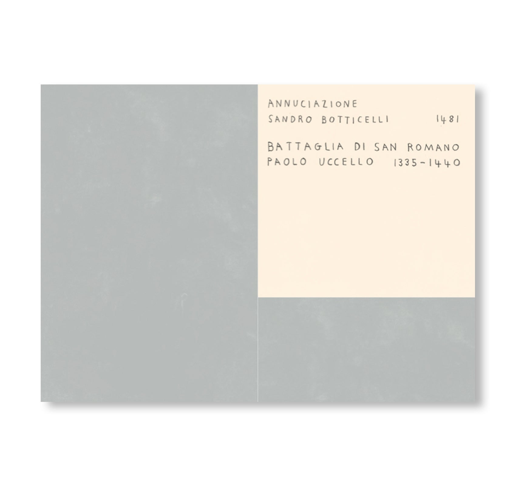 APPUNTI SU ALCUNI DIPINTI by Nigel Peake