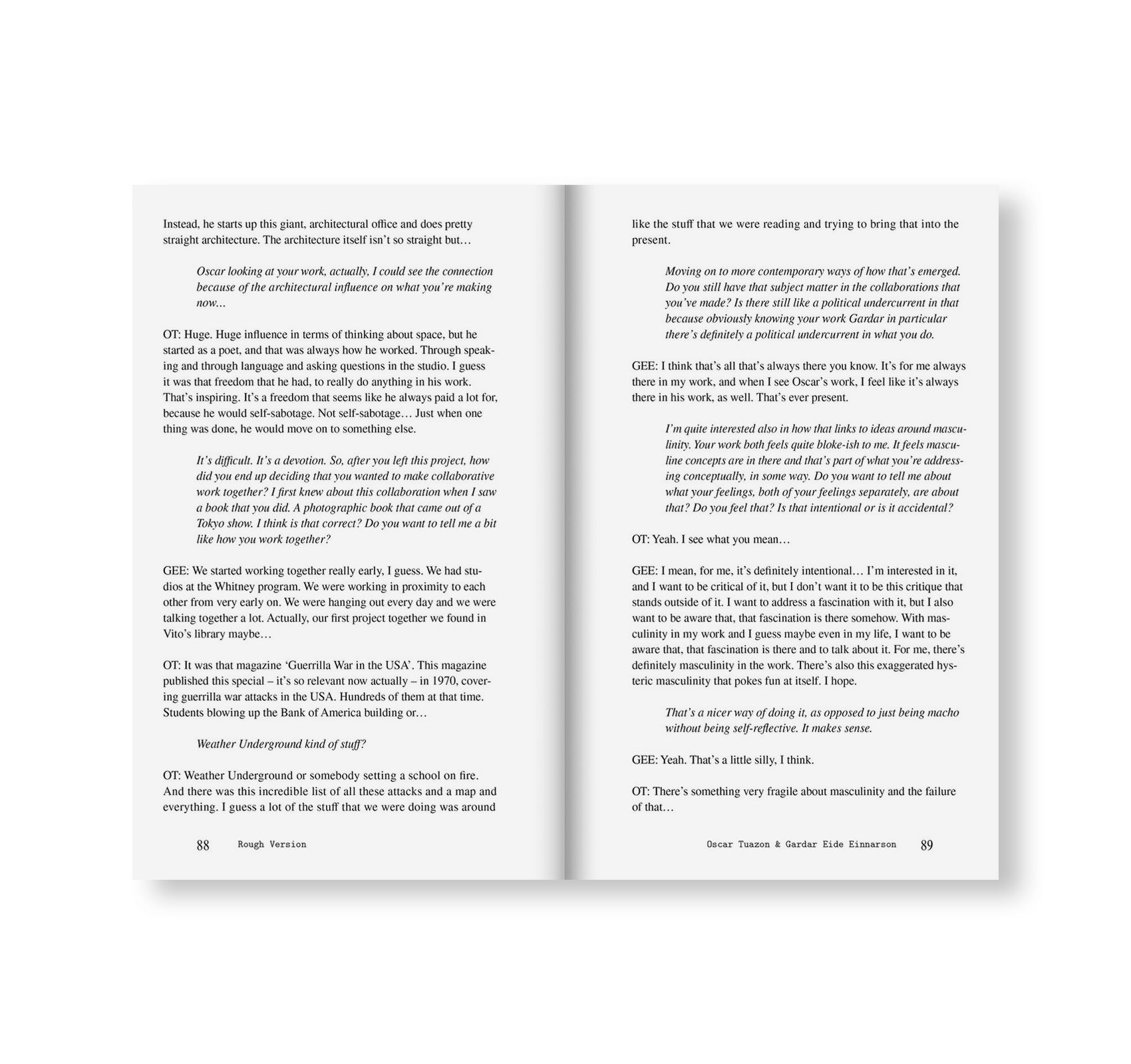 ROUGH VERSION, THE NTS INTERVIEWS WITH FRANCESCA GAVIN, 2016-2021 by Francesca Gavin