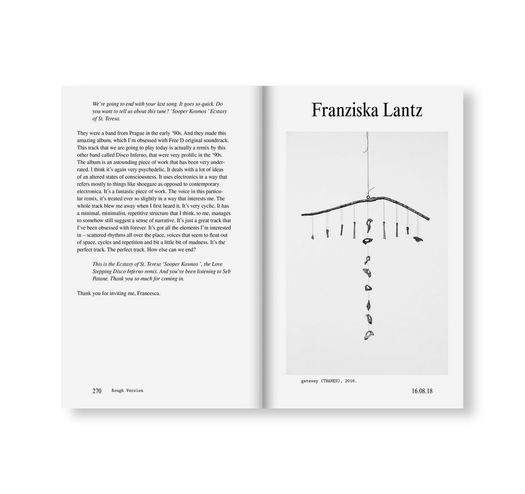 ROUGH VERSION, THE NTS INTERVIEWS WITH FRANCESCA GAVIN, 2016-2021 by Francesca Gavin