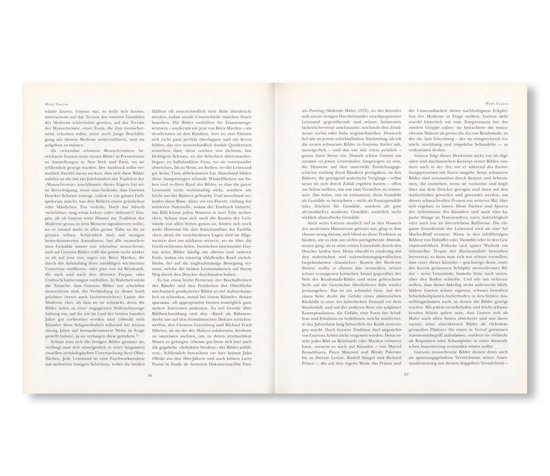 PARKETT NO. 83 ROBERT FRANK, WADE GUYTON, CHRISTOPHER WOOL