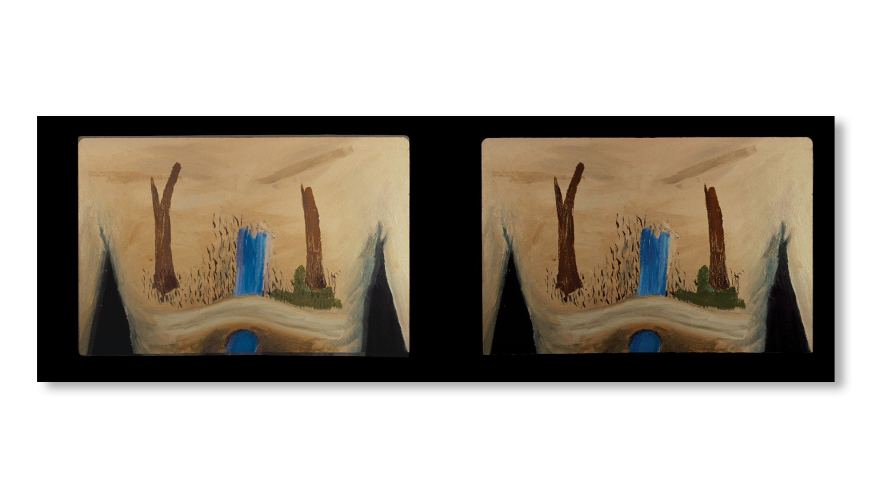 SLIDES OF A CHANGING PAINTING by Robert Gober