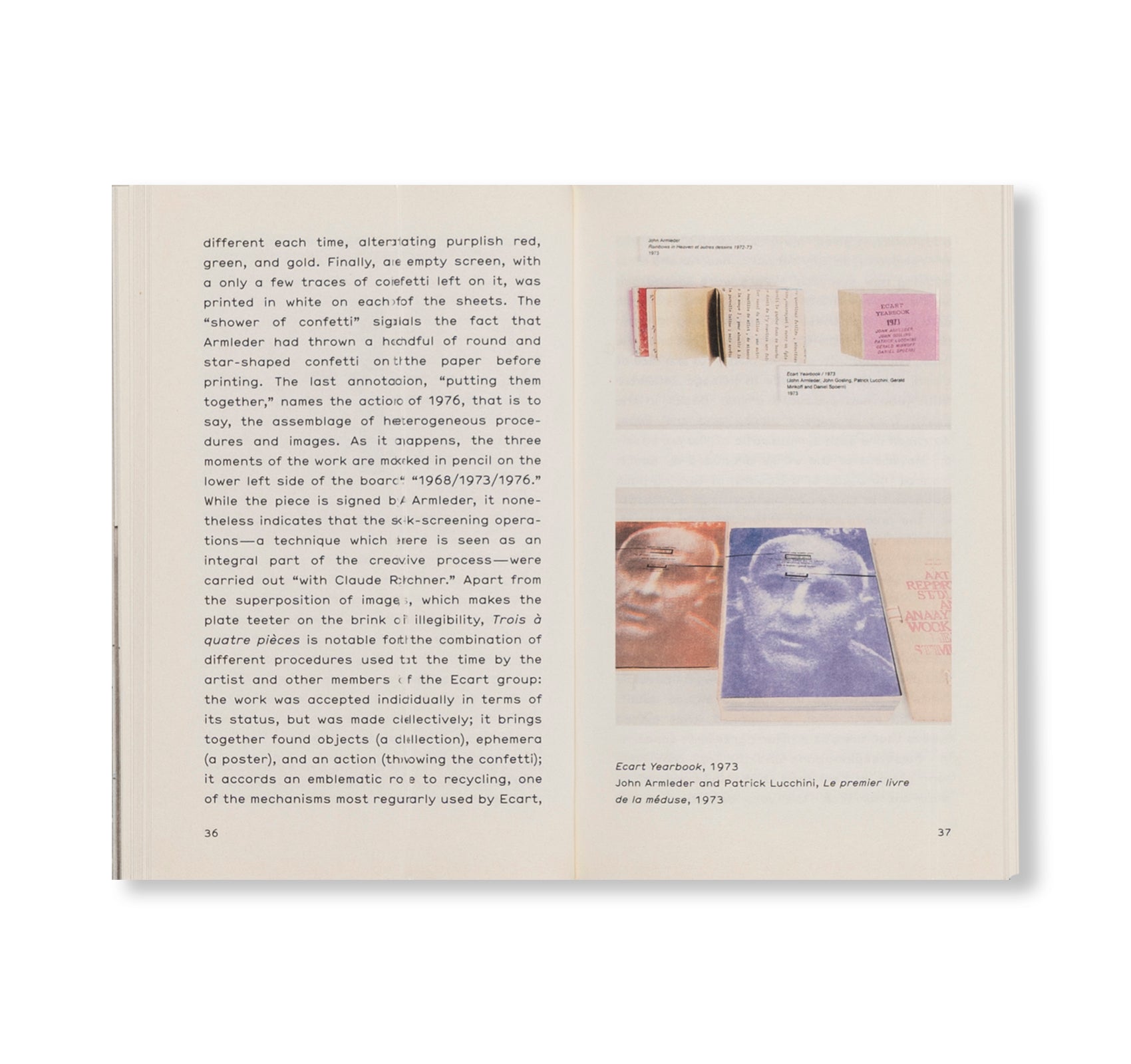 ECART 1969-1980 by John Armleder
