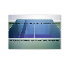 DONALD JUDD (1990) by Donald Judd (POSTER)