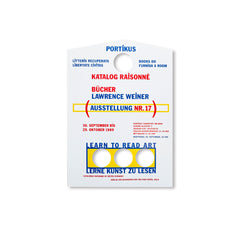 LAWRENCE WEINER: BÜCHER - INVITATION (1989) by Lawrence Weiner