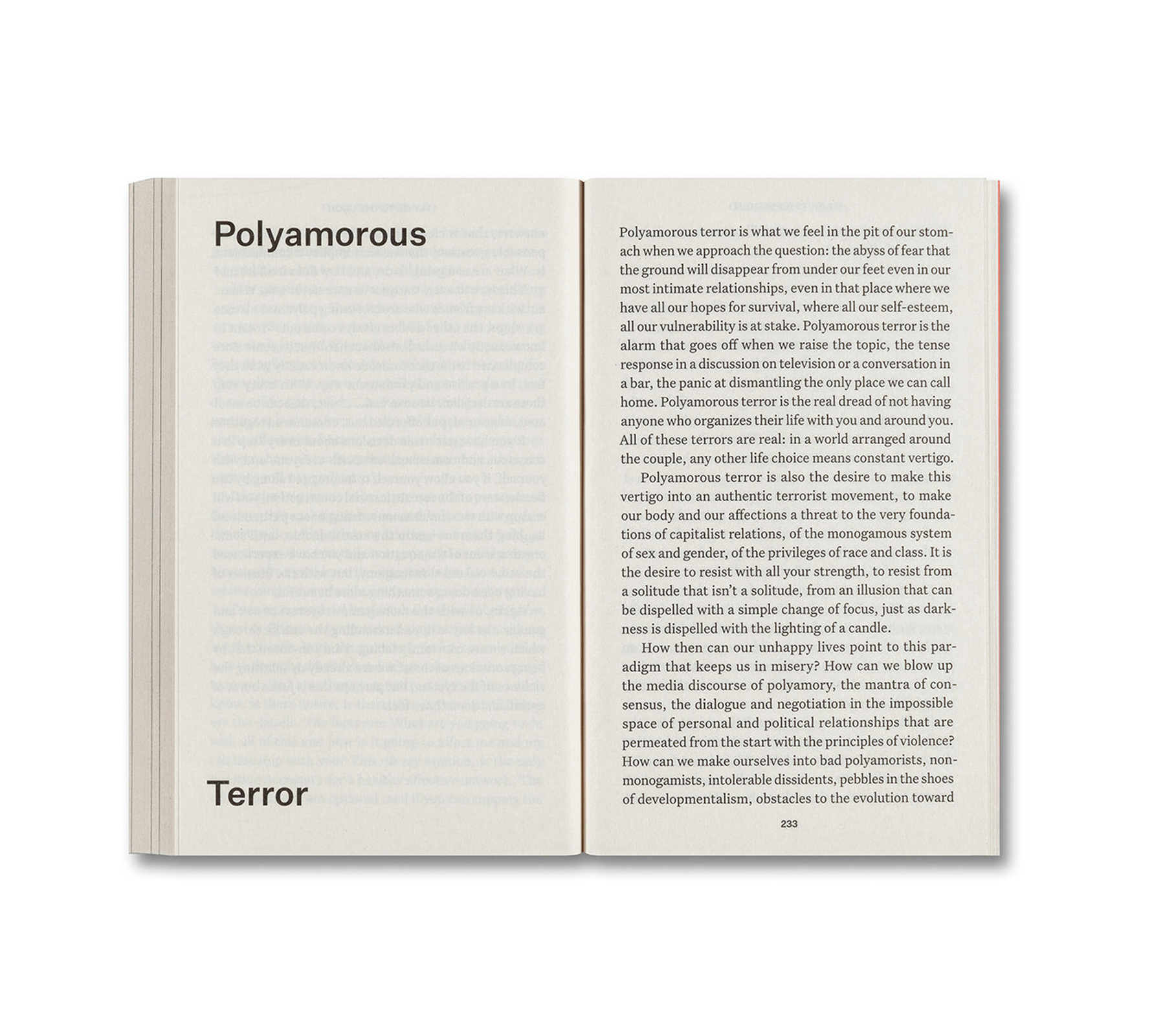 MONOGAMOUS MIND, POLYAMOROUS TERROR by Brigitte Vasallo