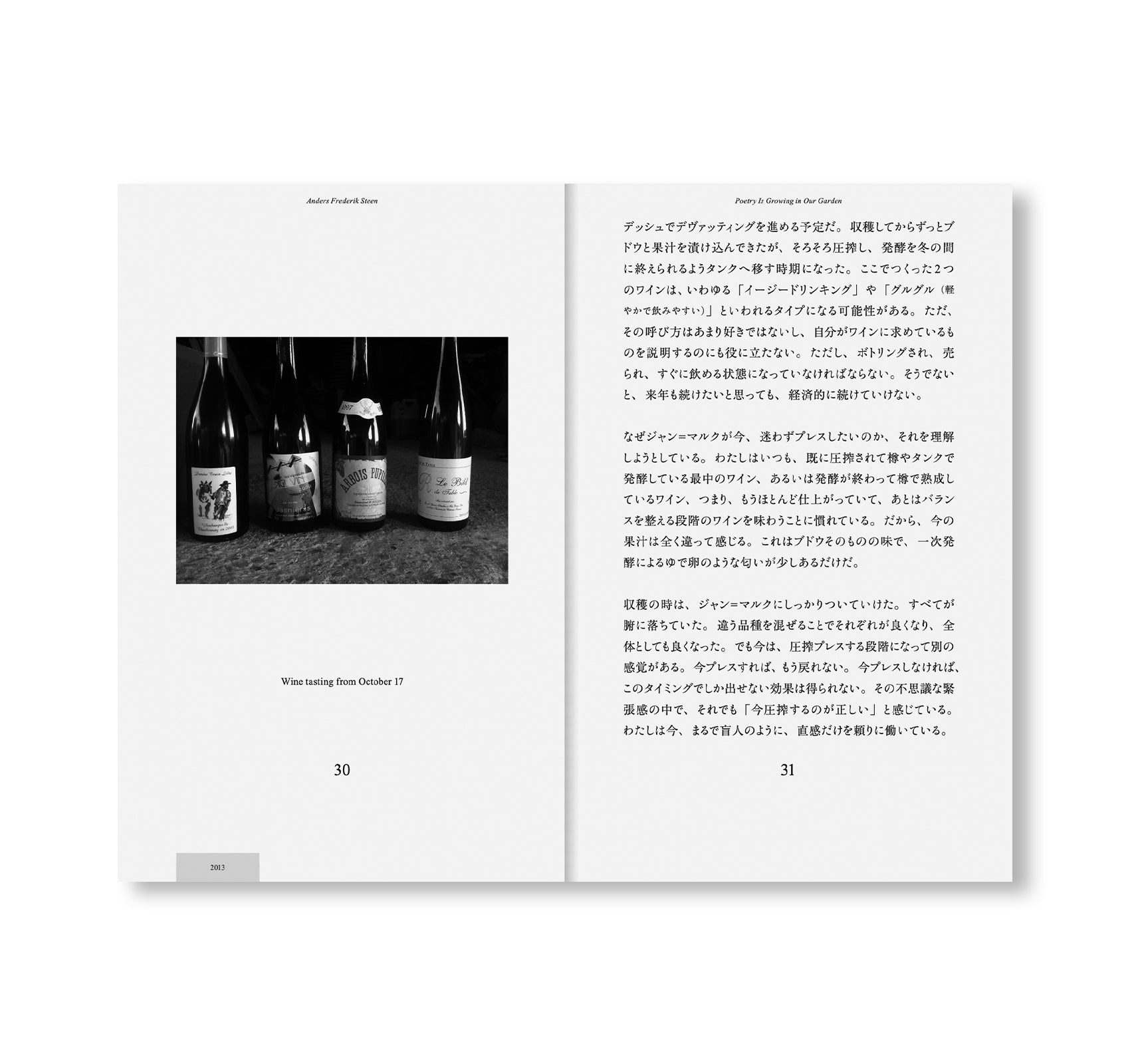 POETRY IS GROWING IN OUR GARDEN by Anders Frederik Steen [JAPANESE EDITION]