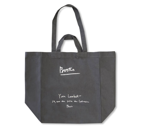 YVON LAMBERT TOTE BAG (LARGE / DARK GREY)