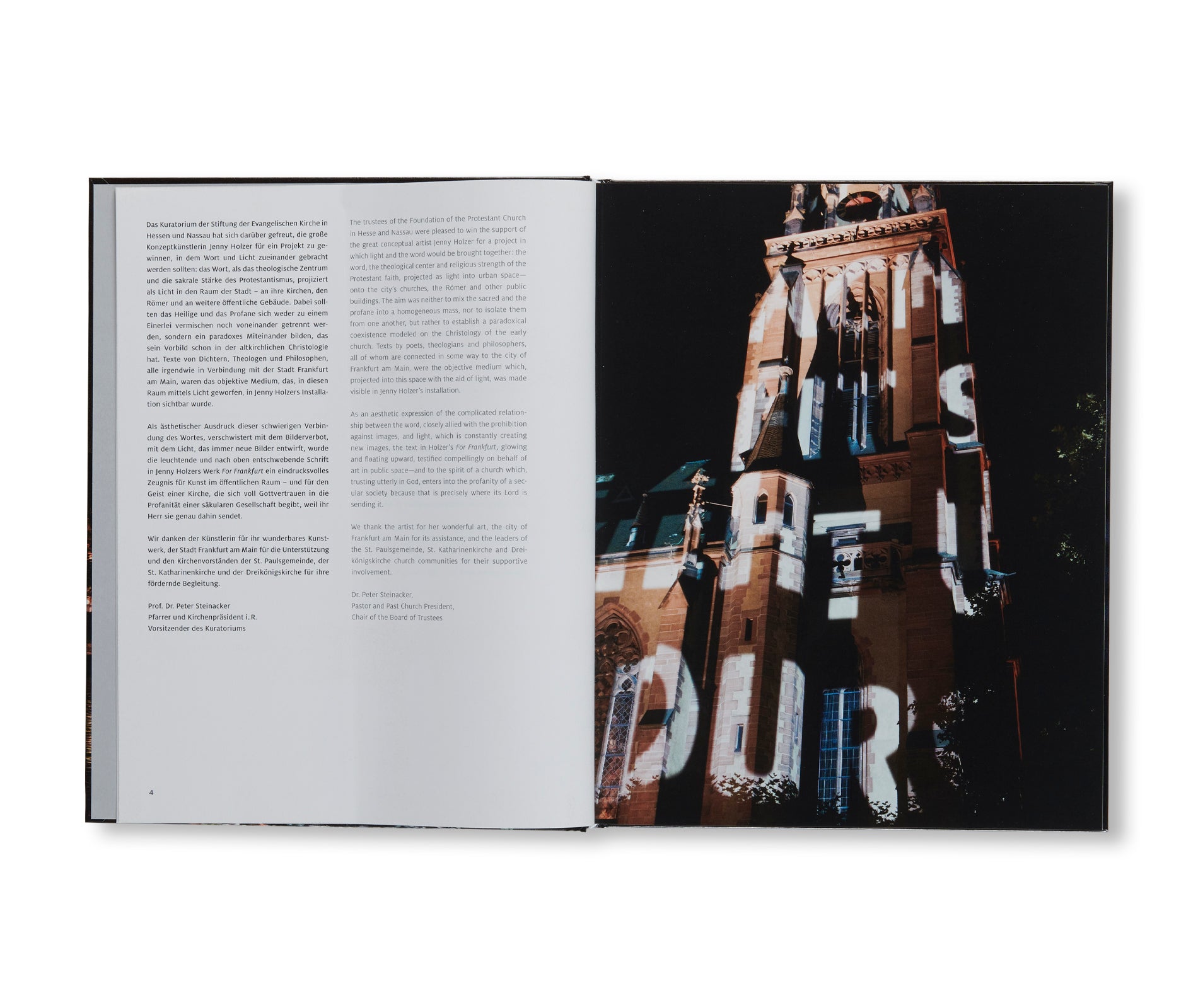 FOR FRANKFURT by Jenny Holzer – twelvebooks