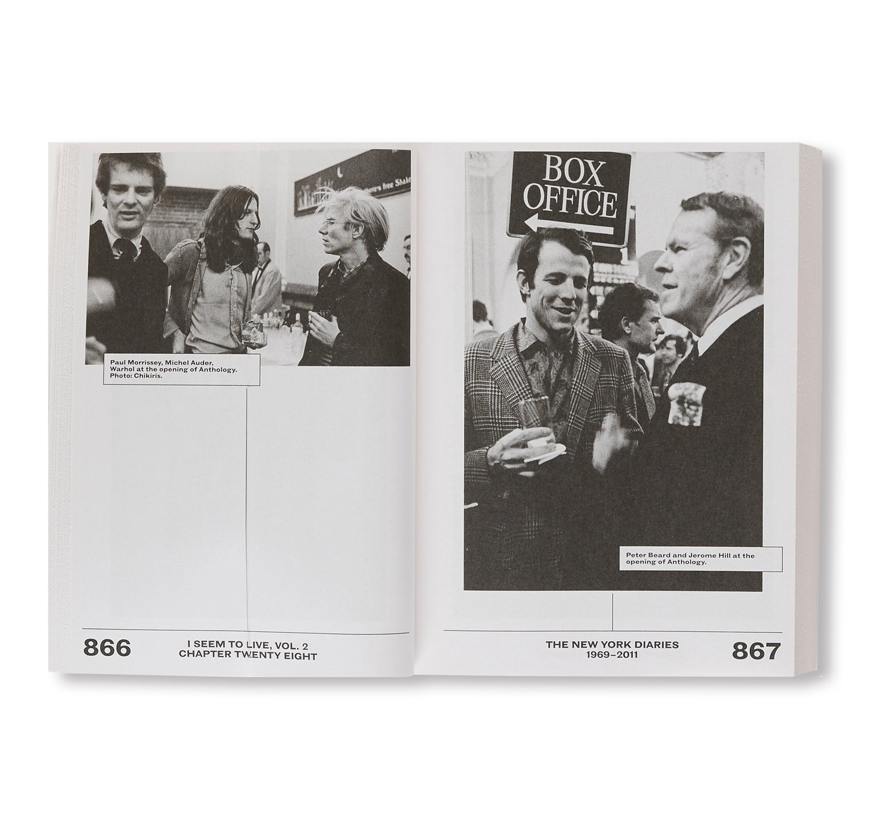 I SEEM TO LIVE - The New York Diaries. vol. 2, 1969-2011 by Jonas Mekas