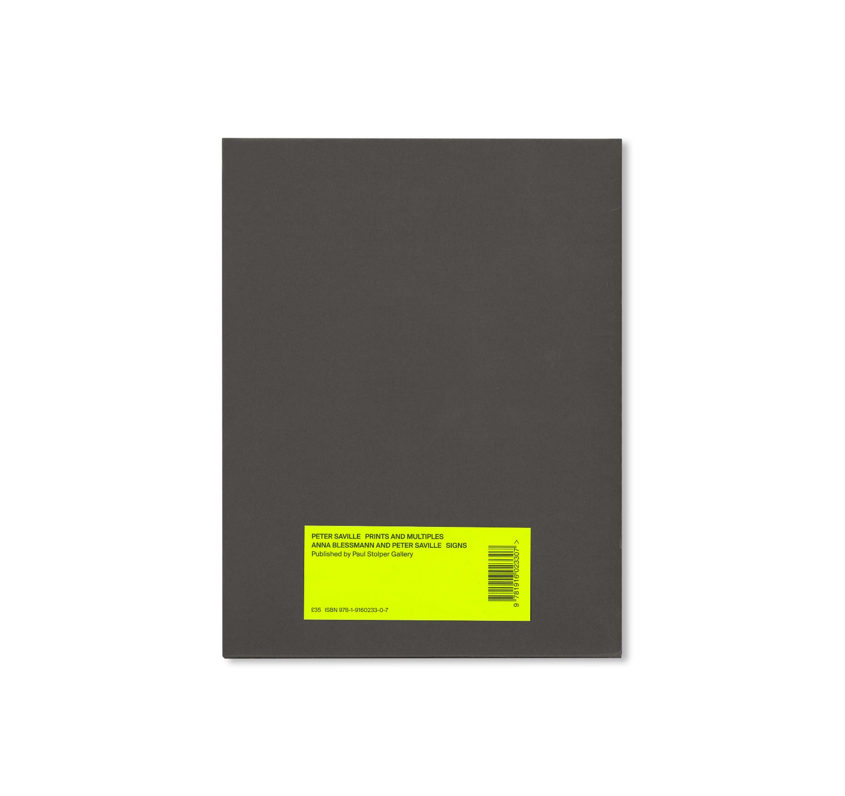 PRINTS AND MULTIPLES/ANNA BLESSMANN AND PETER SAVILLE by Peter Saville [SPECIAL EDITION]