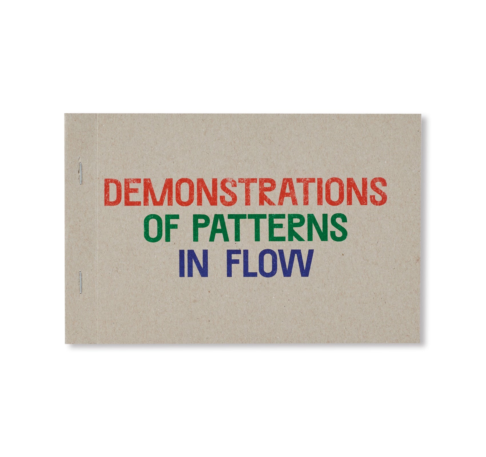 DEMONSTRATIONS OF PATTERNS IN FLOW by Oliver Griffin