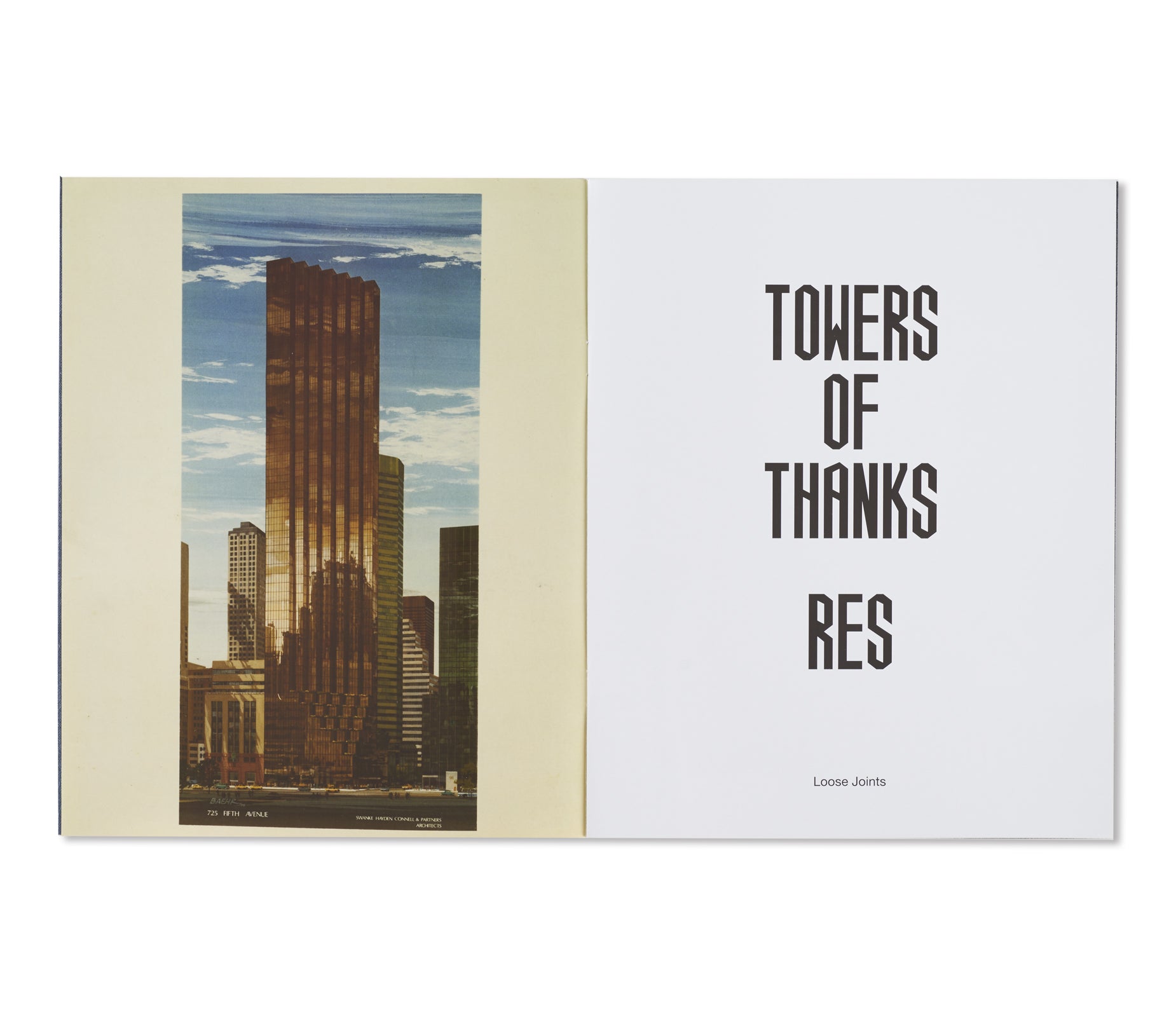TOWERS OF THANKS by Res