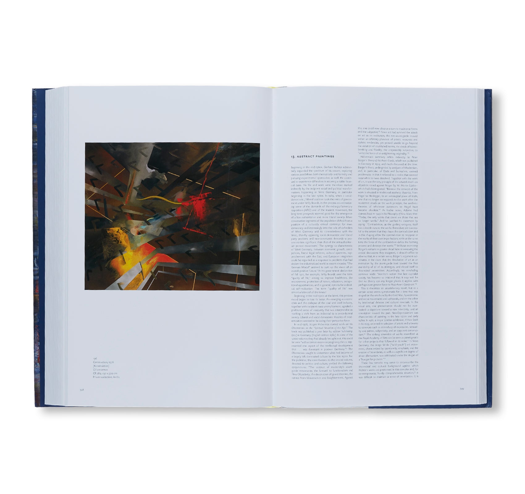 GERHARD RICHTER LIFE AND WORK: IN PAINTING THINKING IS PAINTING by Gerhard Richter