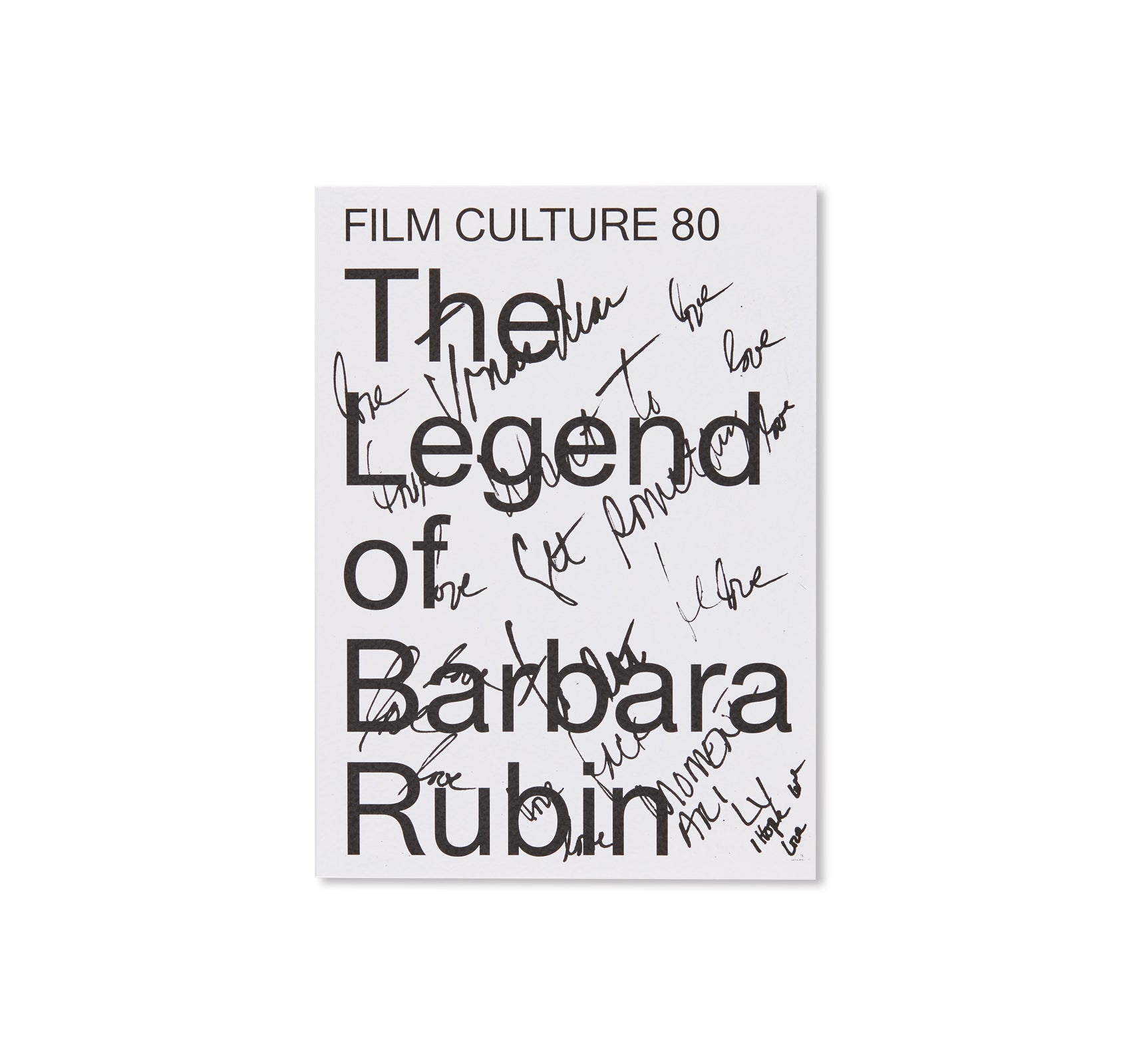 THE LEGEND OF BARBARA RUBIN - FILM CULTURE 80 by Barbara Rubin
