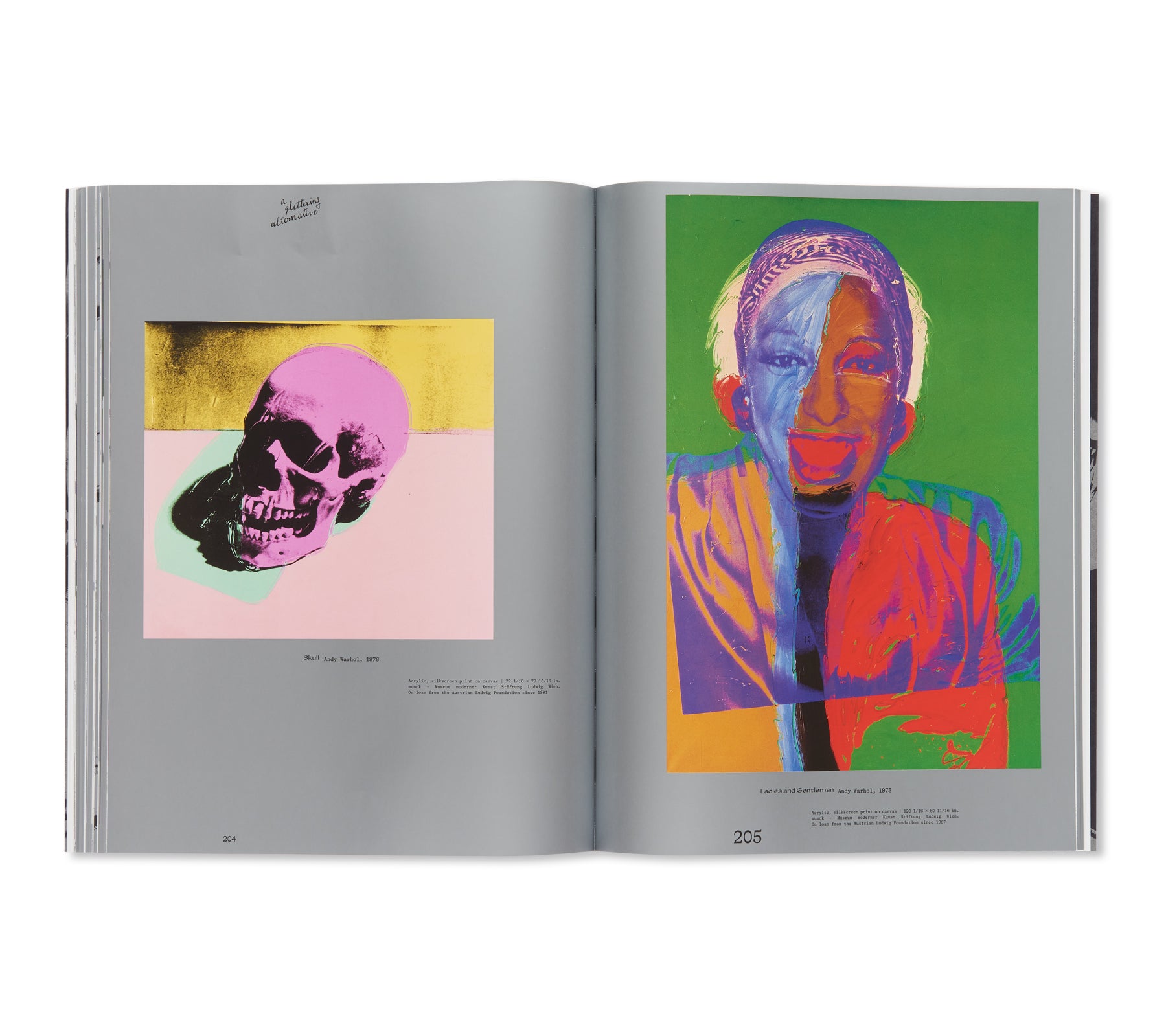 ANDY WARHOL EXHIBIT - A GLITTERING ALTERNATIVE by Andy Warhol