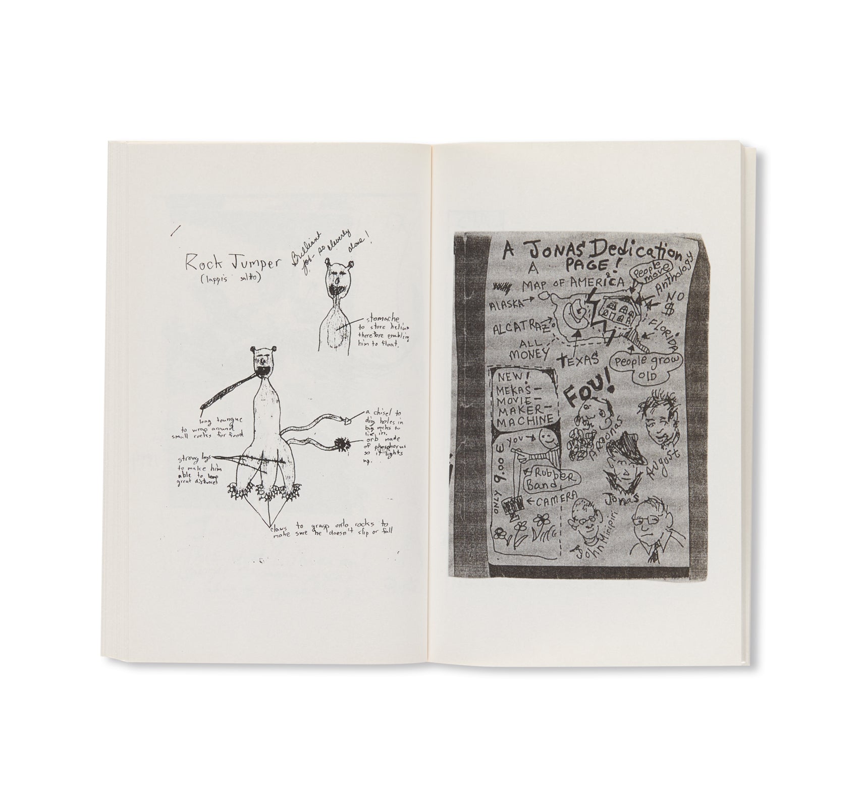 ARTIST'S BOOK by Jonas Mekas