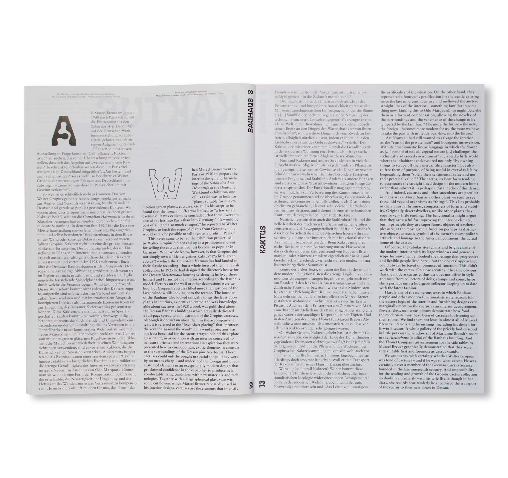 THINGS - BAUHAUS 3. The Bauhaus Dessau Foundation's Magazine by Stiftung Bauhaus Dessau