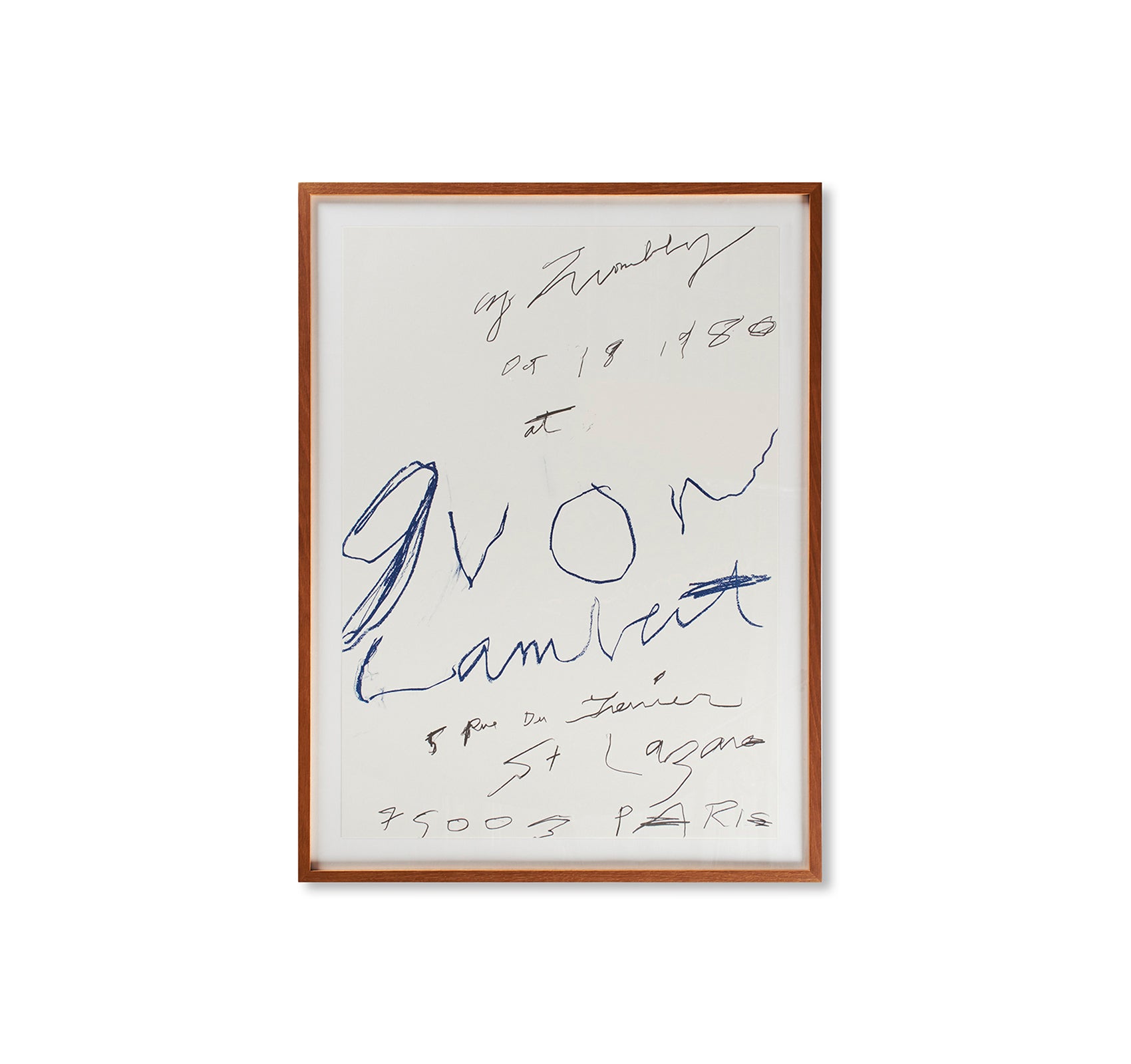 PRINT (1980) by Cy Twombly [REPRINTED EDITION]