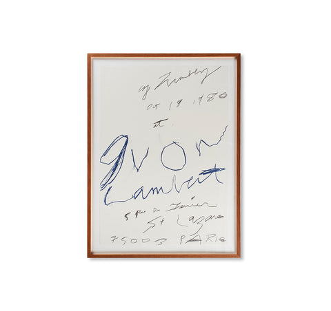 PRINT (1980) by Cy Twombly