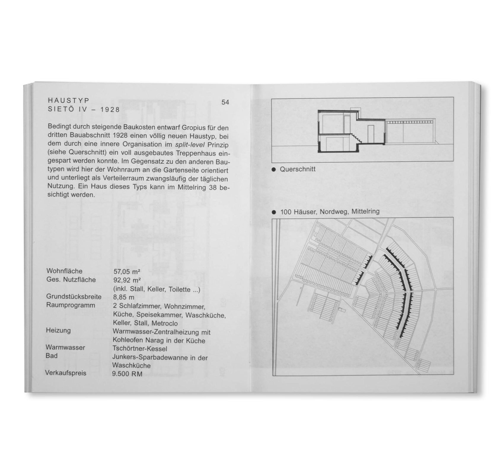 DIE SIEDLUNG DESSAU TÖRTEN 1926 bis 1931 / Bauhaus Paperback 7 by Stiftung Bauhaus Dessau [GERMAN EDITION]